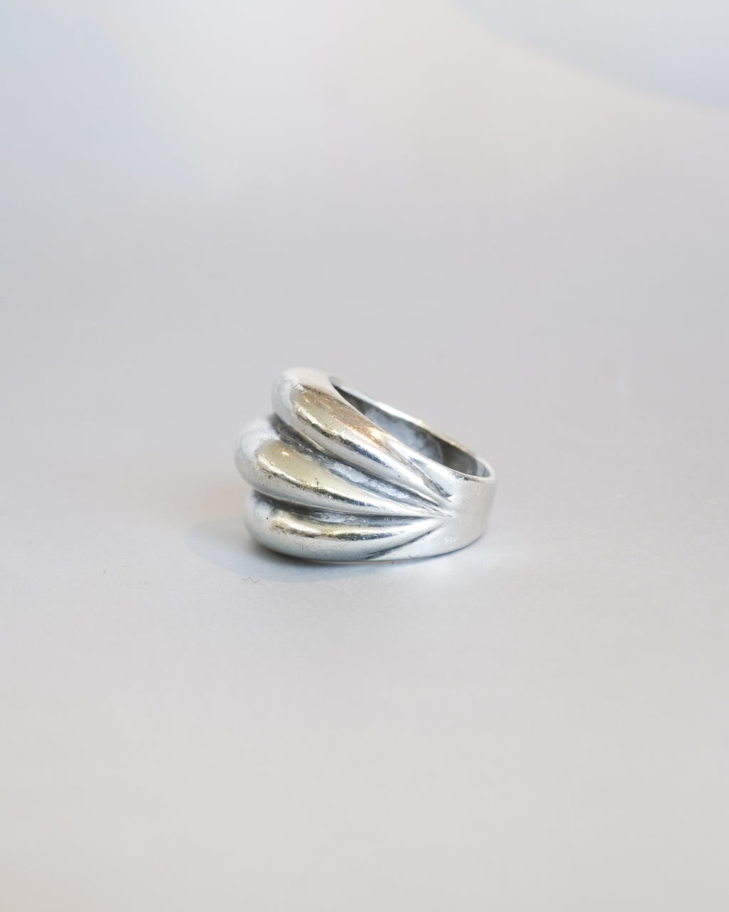 Silver Triple Line Ring (SVR-26025)