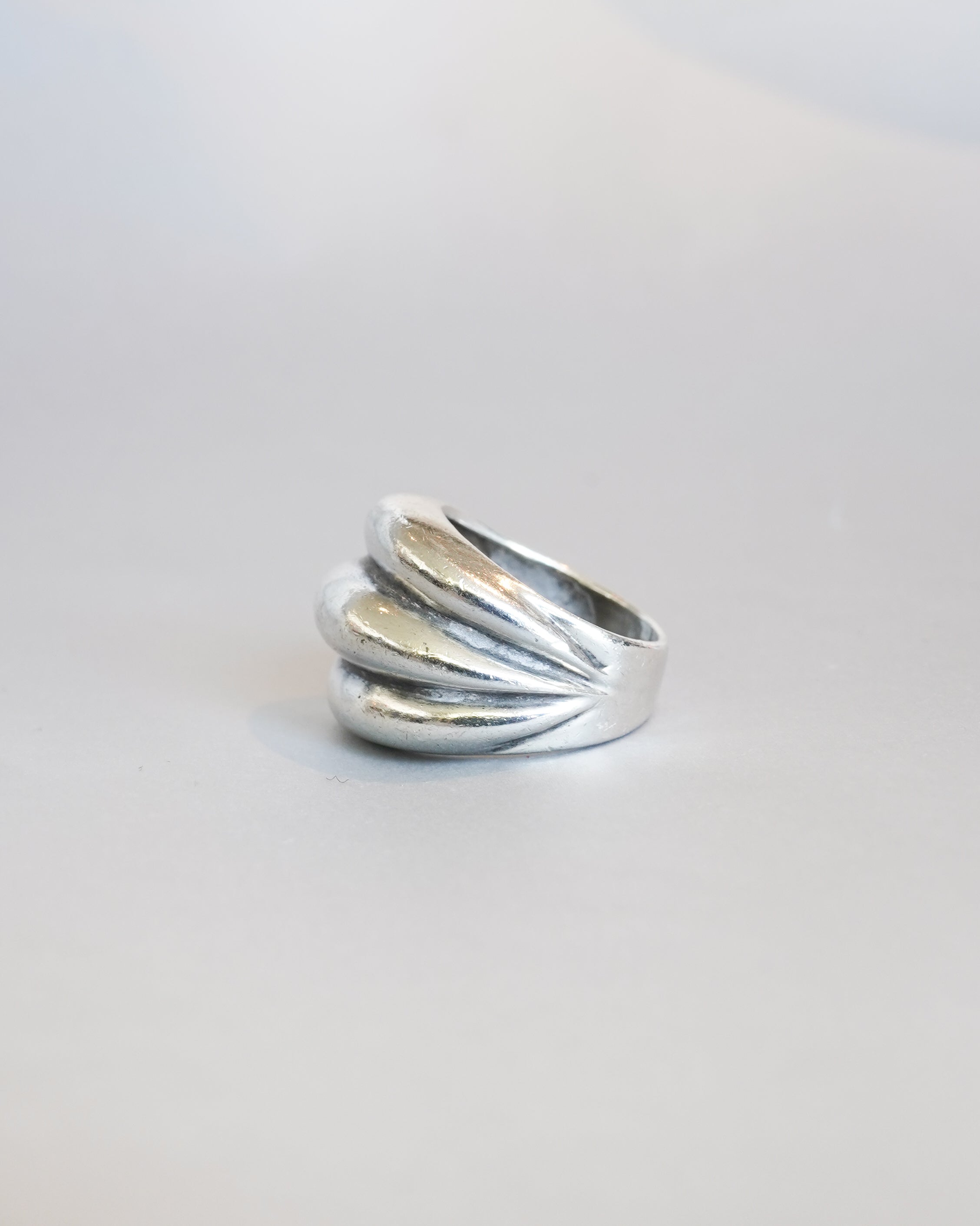 Silver Triple Line Ring (SVR-26025)