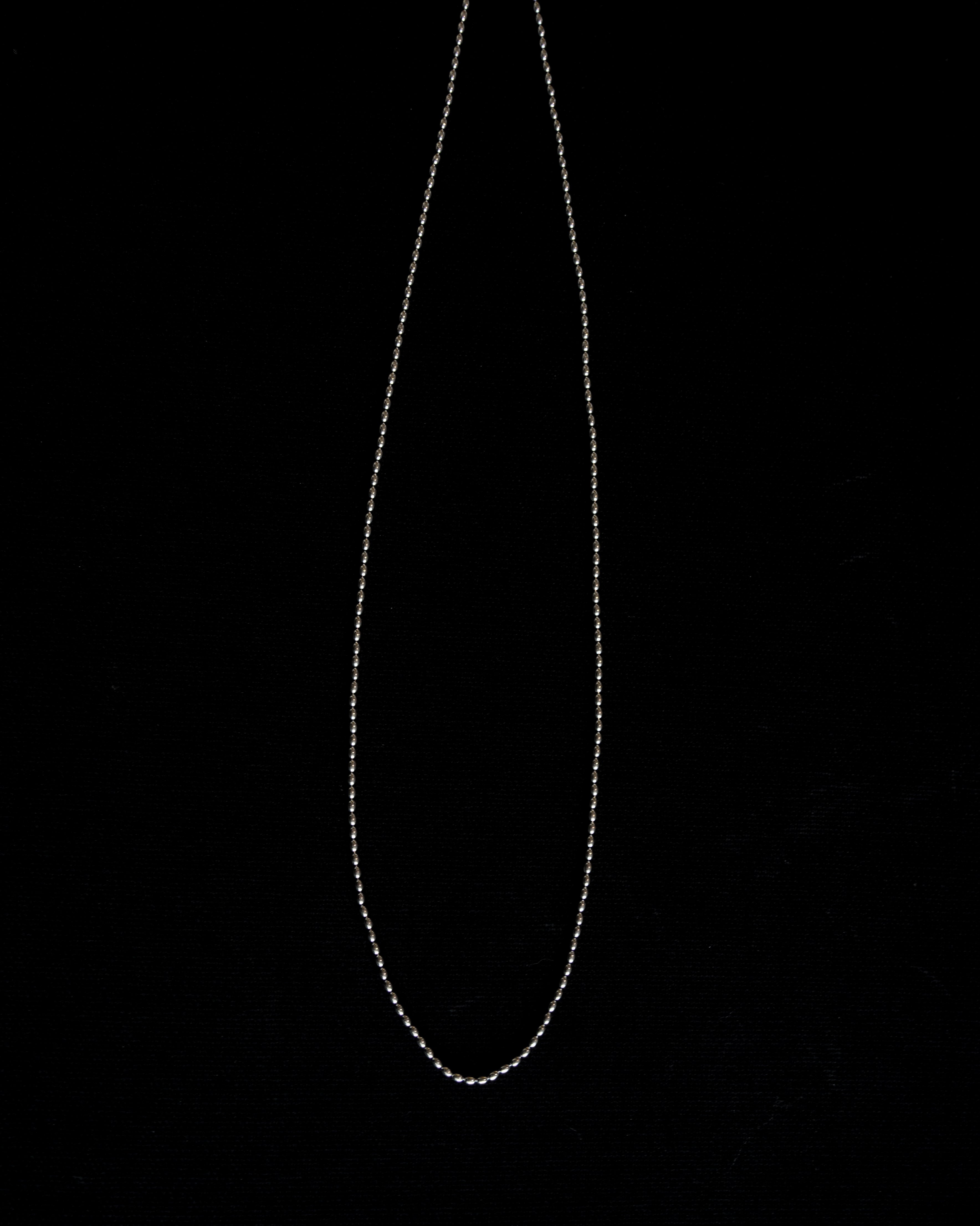 Ball Chain Silver Necklace (SVNL-26012)