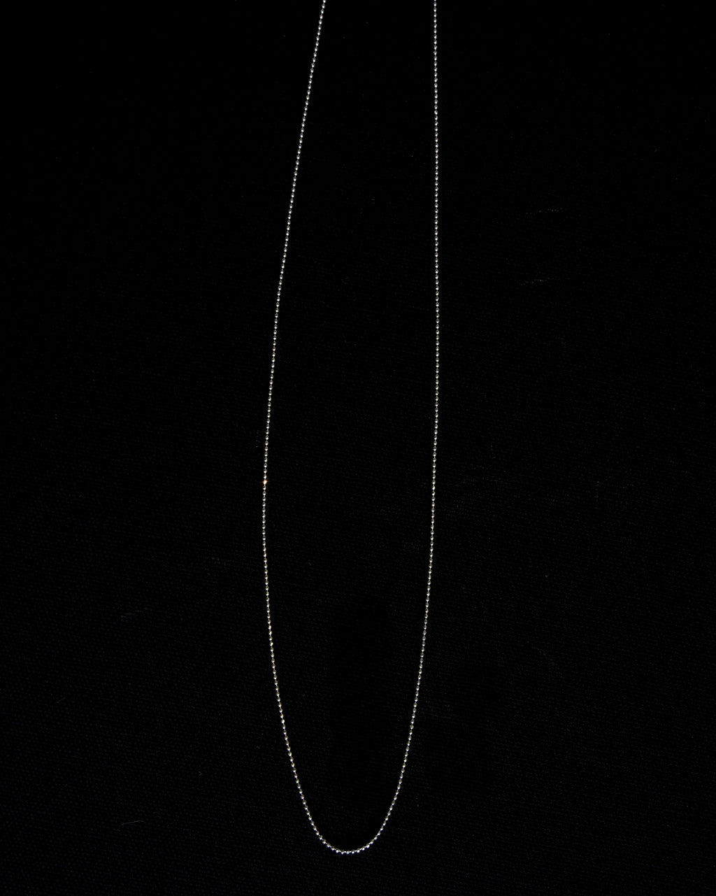 Micro Ball Chain Silver Necklace (SVNL-26013-2)