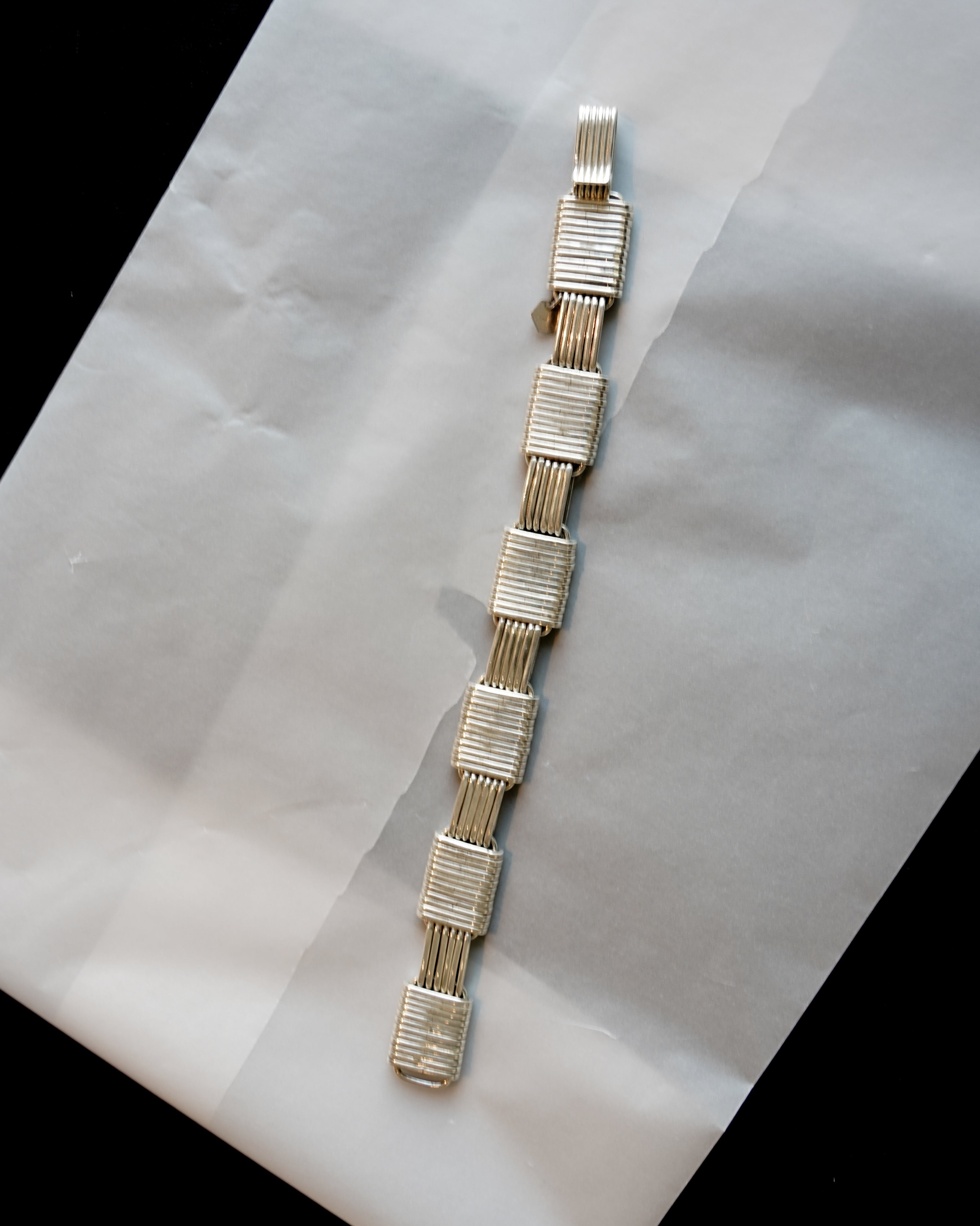Silver Wire Link Bracelet (SVBL-26SS015-1)