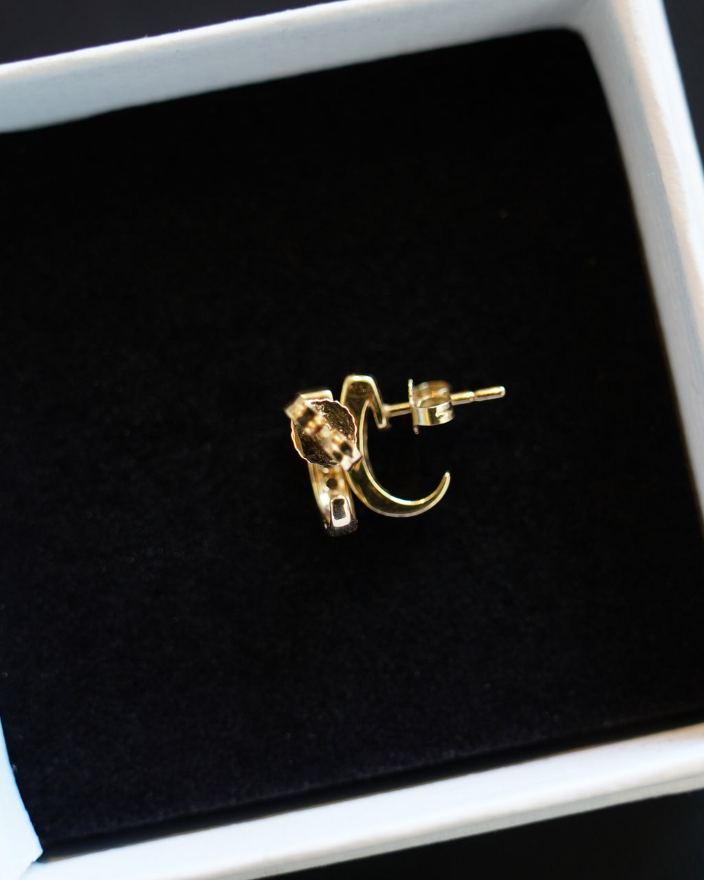 14K Gold Earrings w/ Natural Dia (GDE-25002)