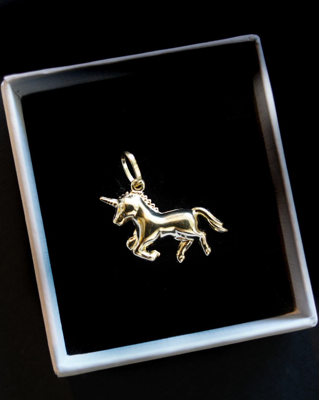 9K Gold Unicorn Charm (GDN26019-3)