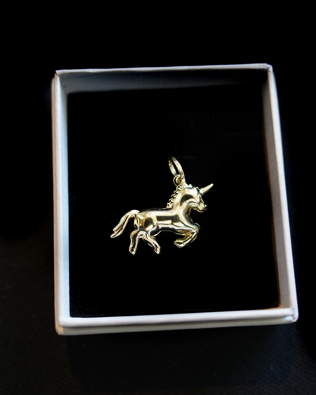 9K Gold Unicorn Charm (GDN26019-3)