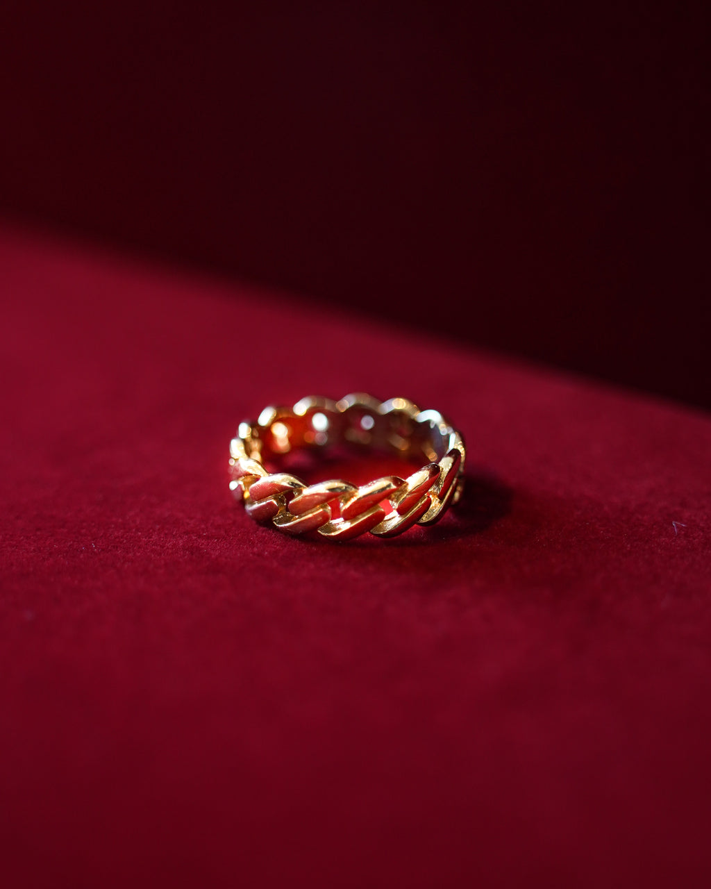 14K Gold Chain Ring (GDR-26006)