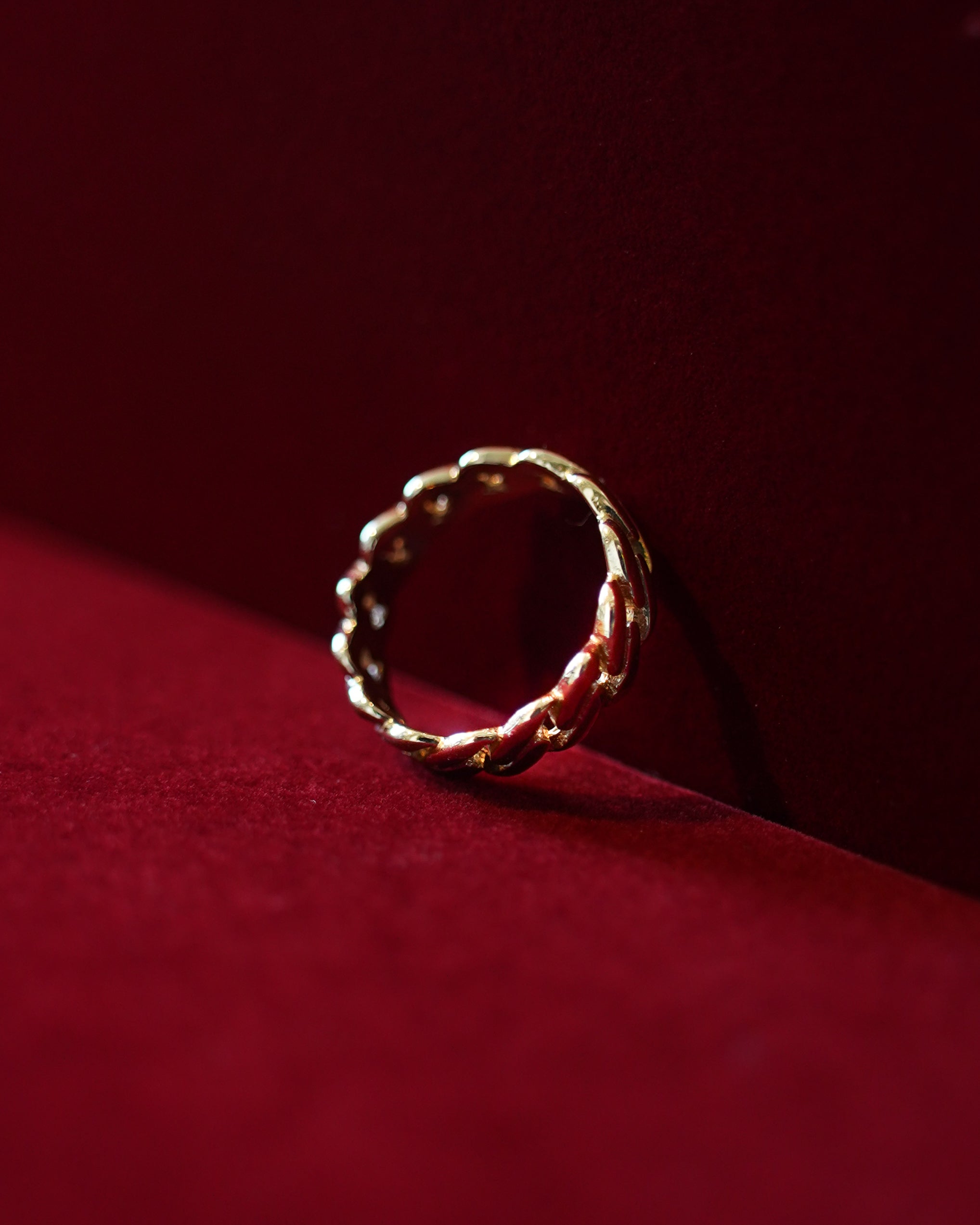 14K Gold Chain Ring (GDR-26006)