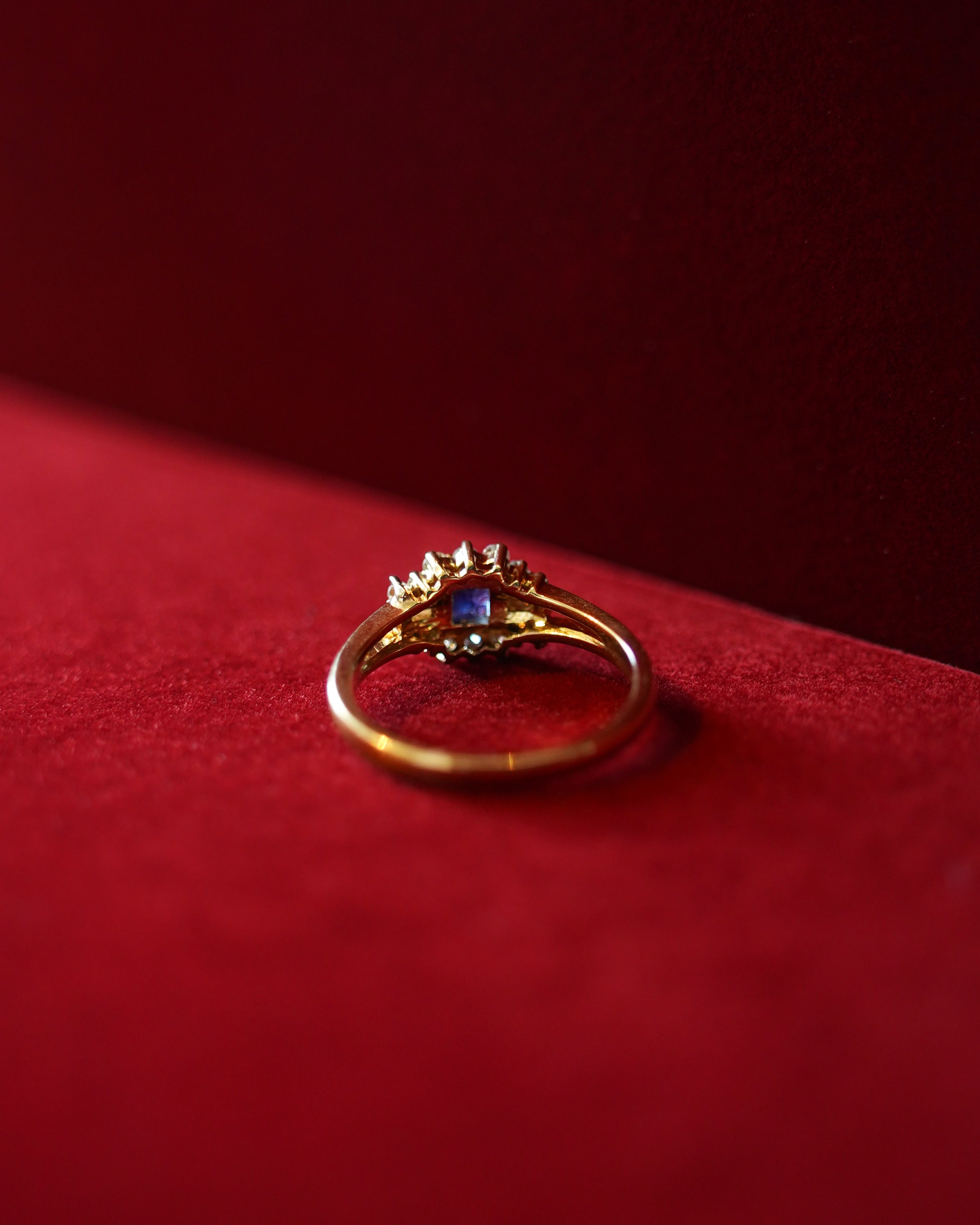 14K Sapphire × Diamond Ring (GDR-26007)