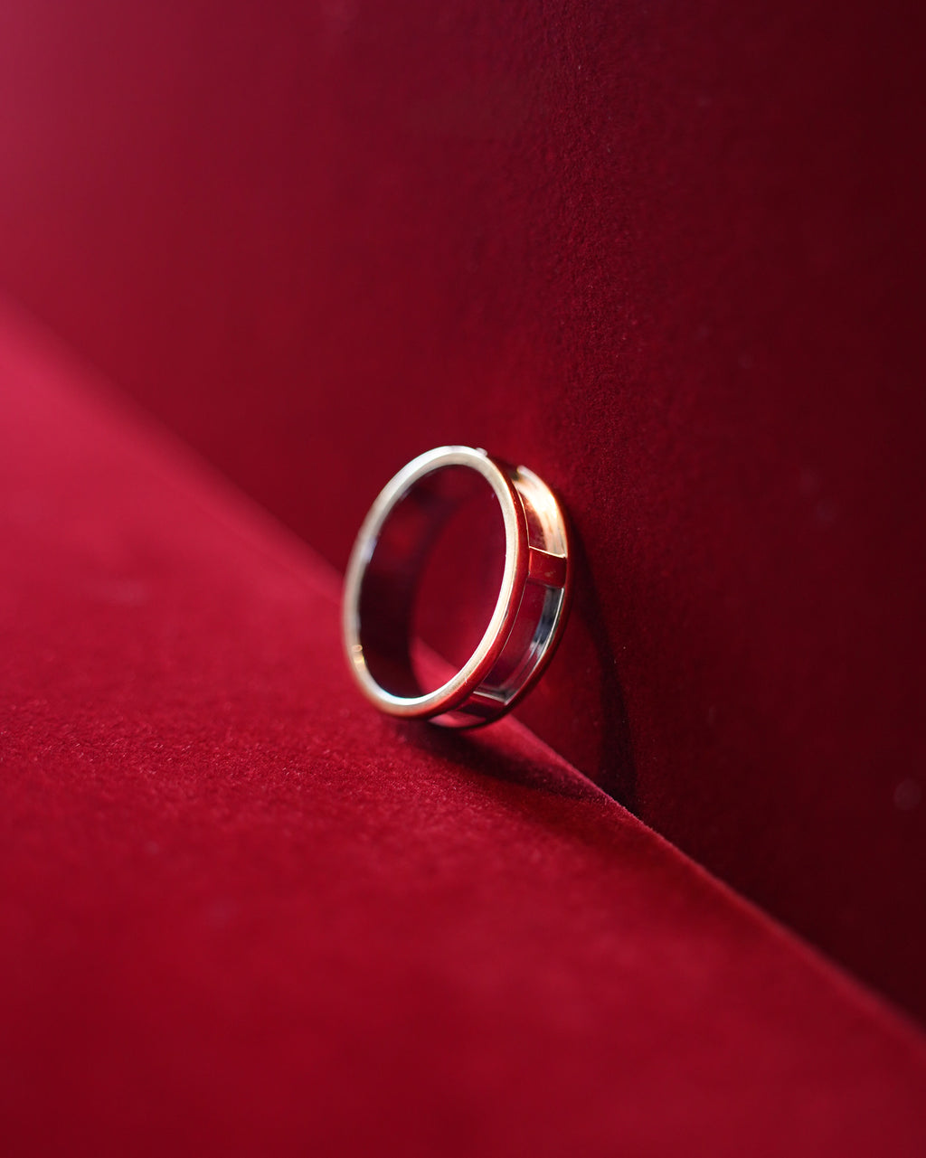 18K Polished Gold Band Ring (GDR-26009)