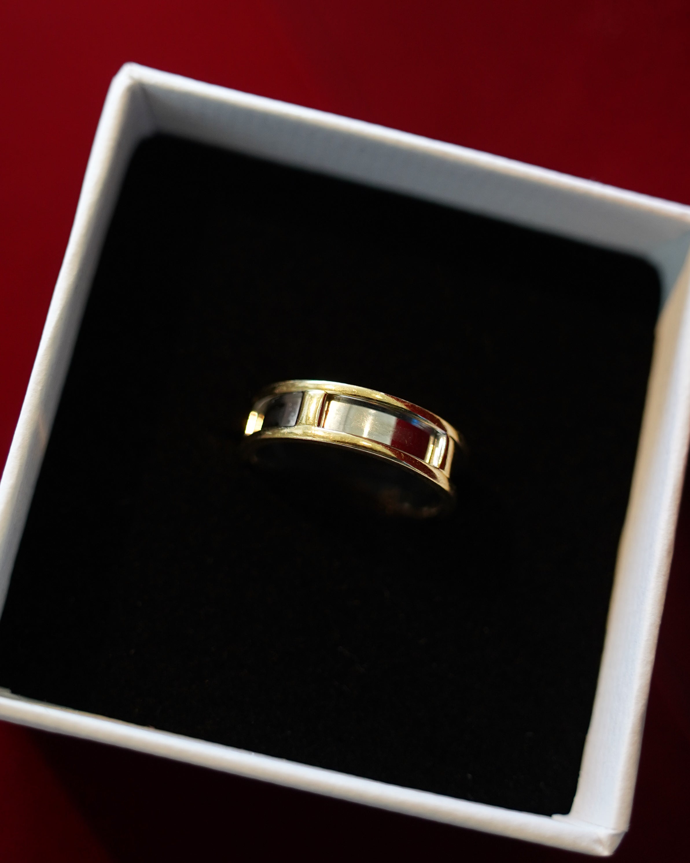 18K Polished Gold Band Ring (GDR-26009)