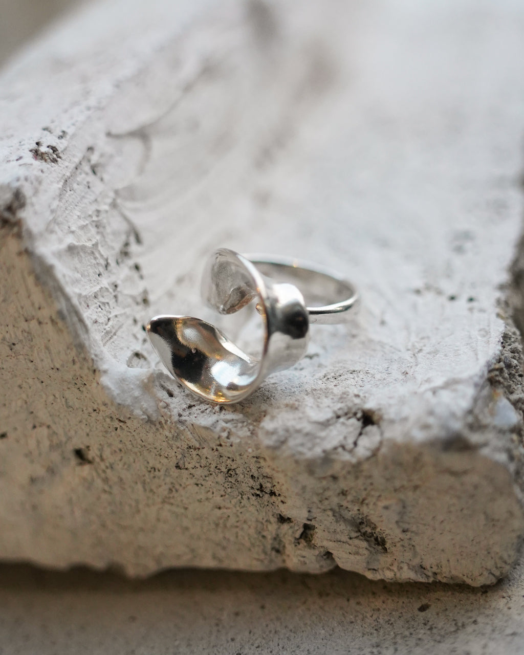 Organic Wrap Silver Ring (SVR-26037)