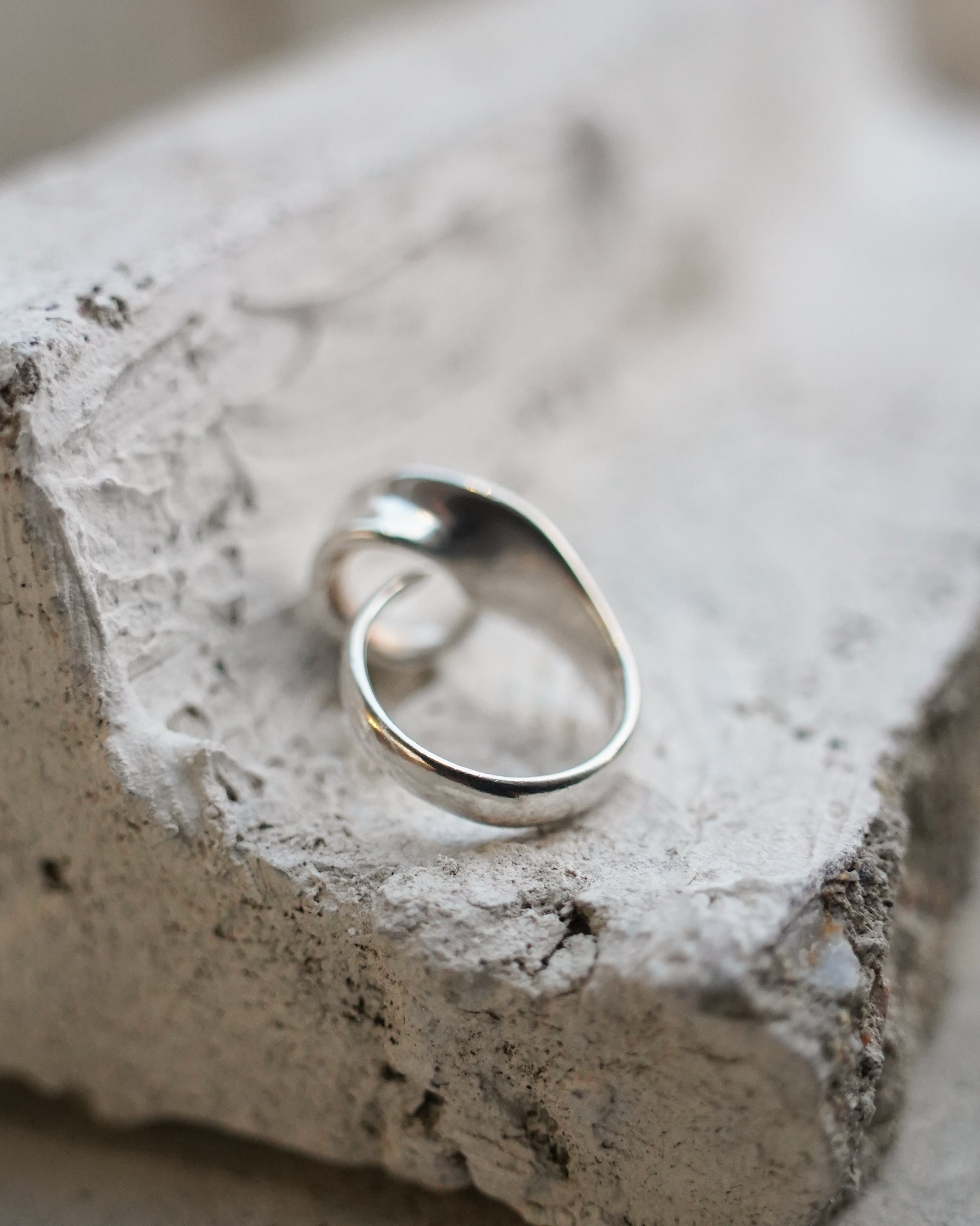 Organic Wrap Silver Ring (SVR-26037)