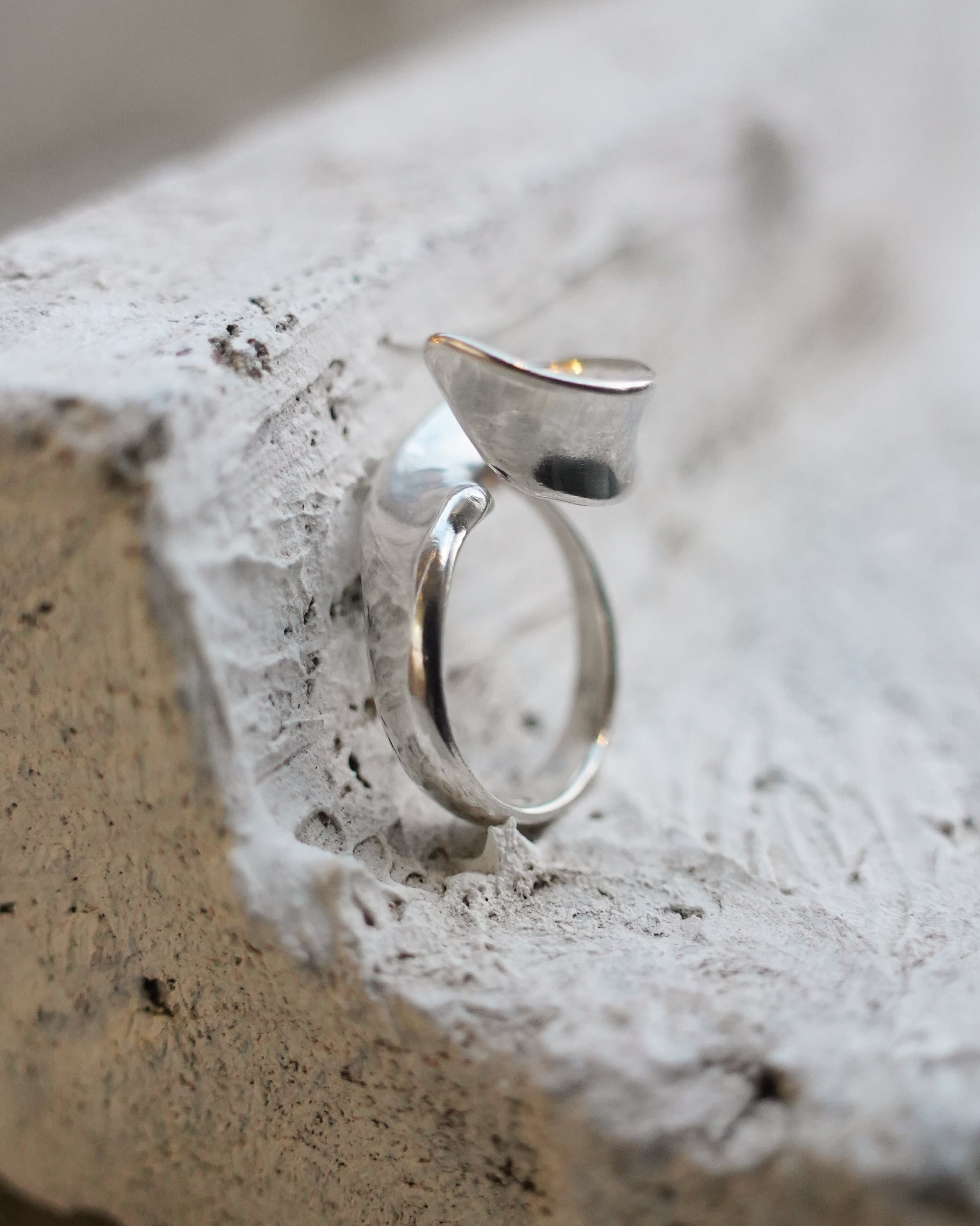 Organic Wrap Silver Ring (SVR-26037)