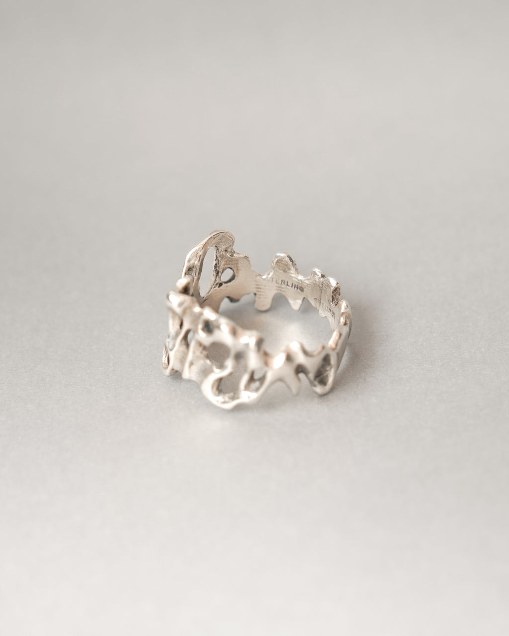 Melt Flow Silver Ring (SVR-26SS039)
