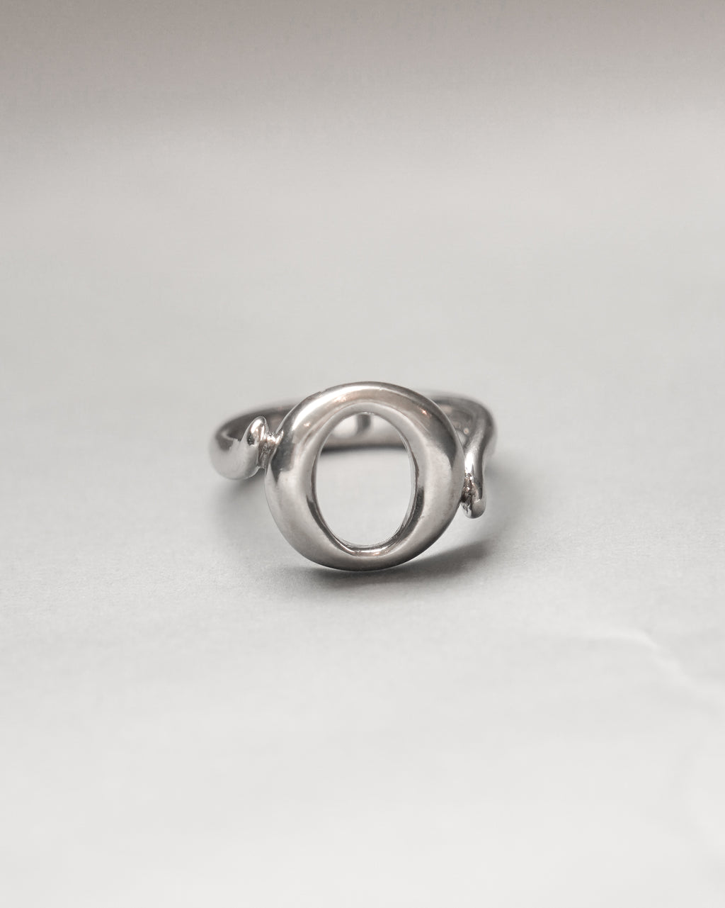 Open Circle Silver Ring (SVR-26SS040)
