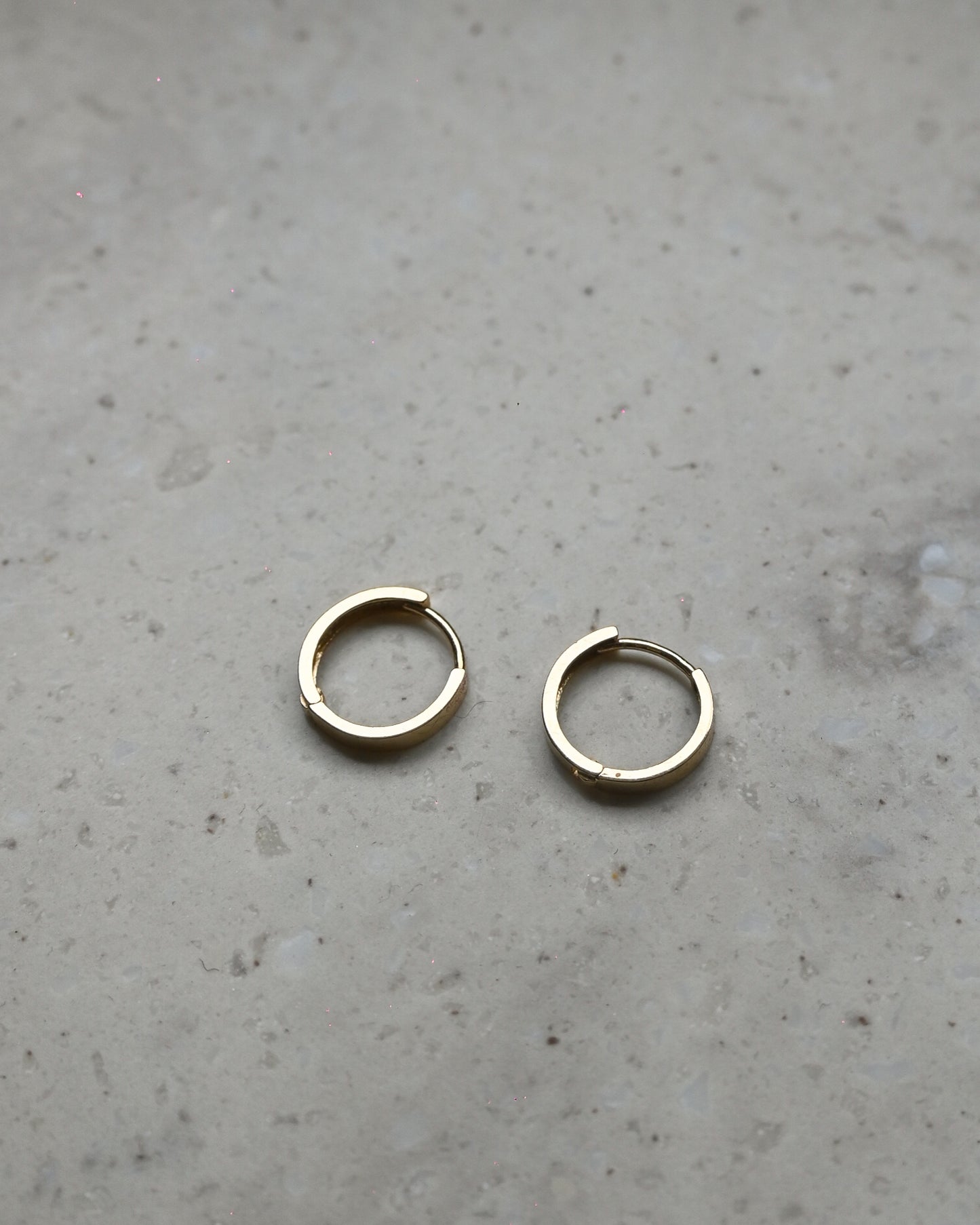 14K Yellow Gold Hoops