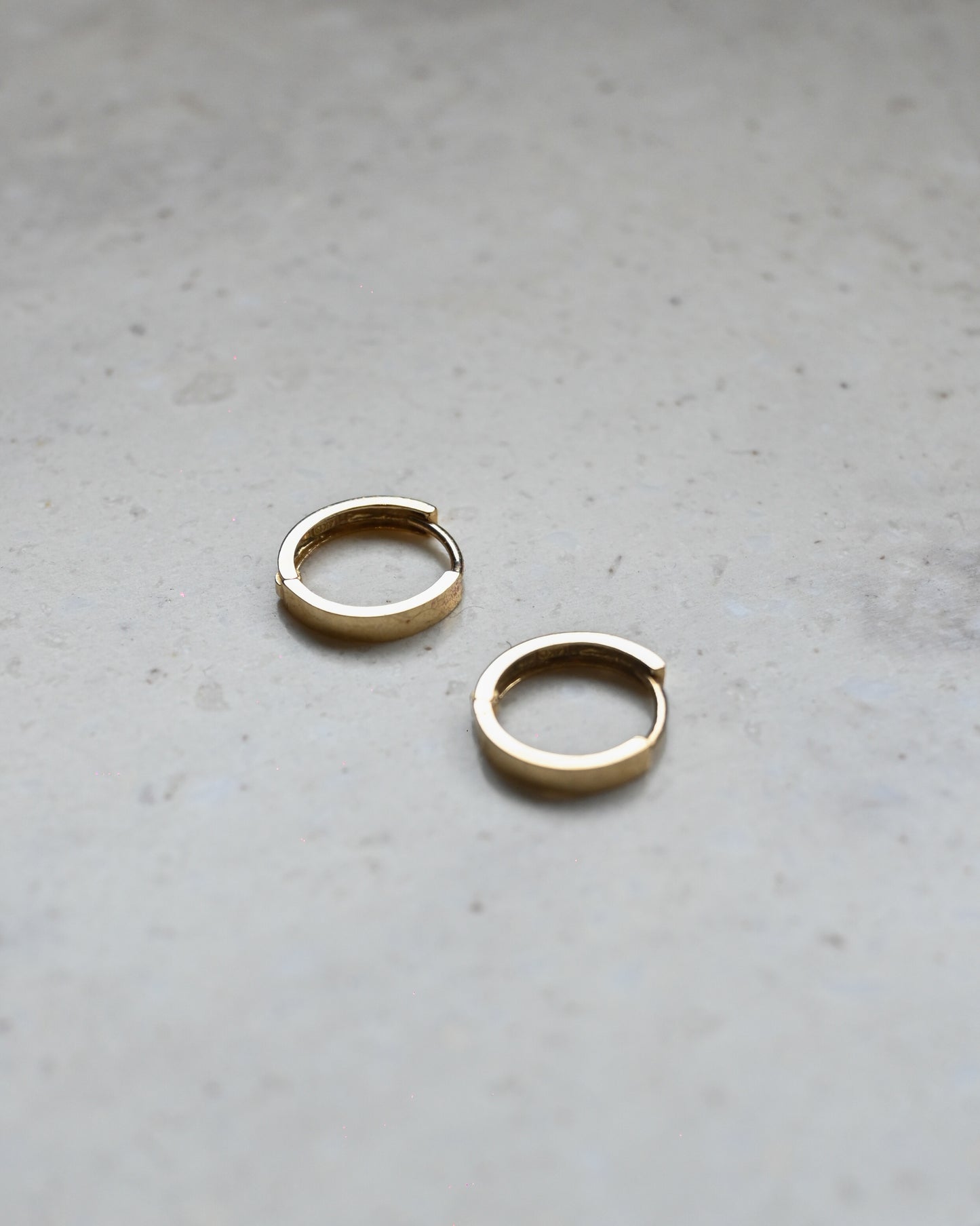 14K Yellow Gold Hoops