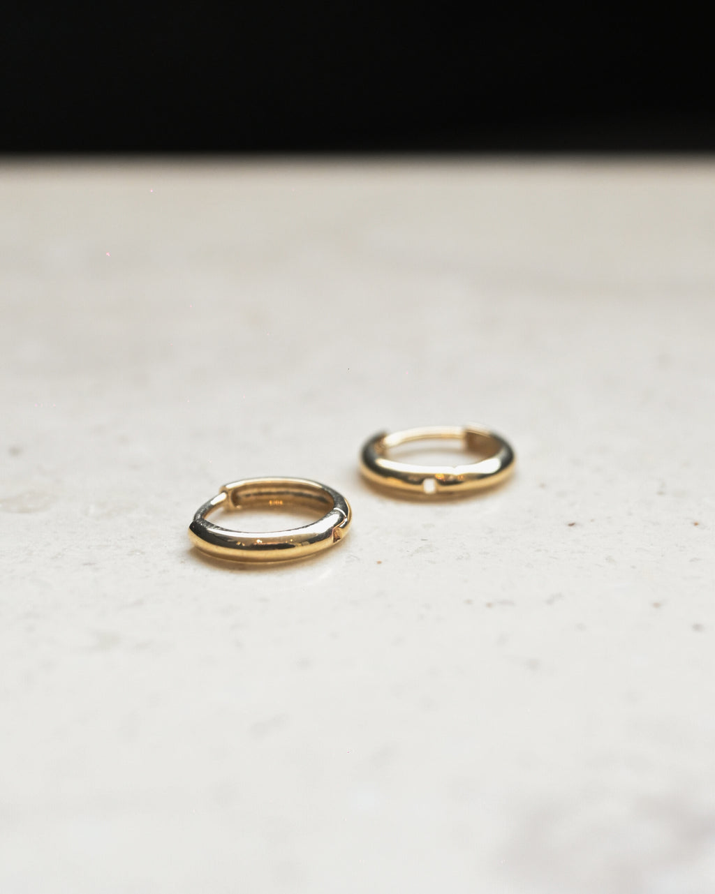 14K Gold Hoops