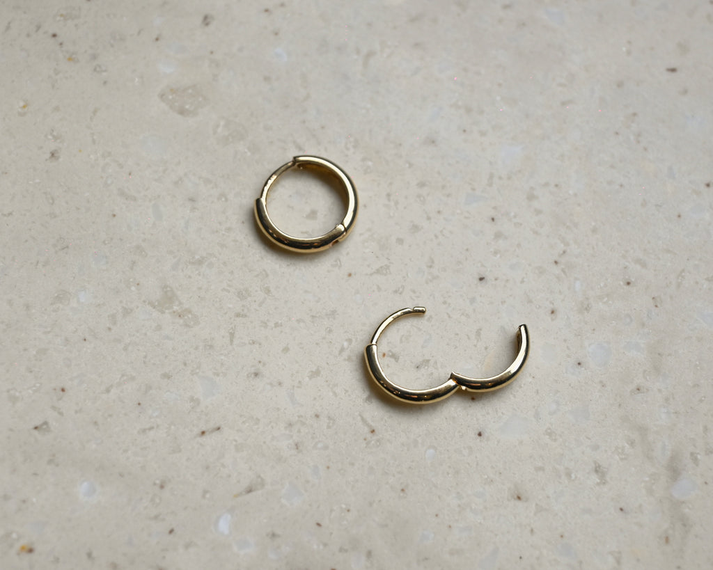 14K Gold Hoops
