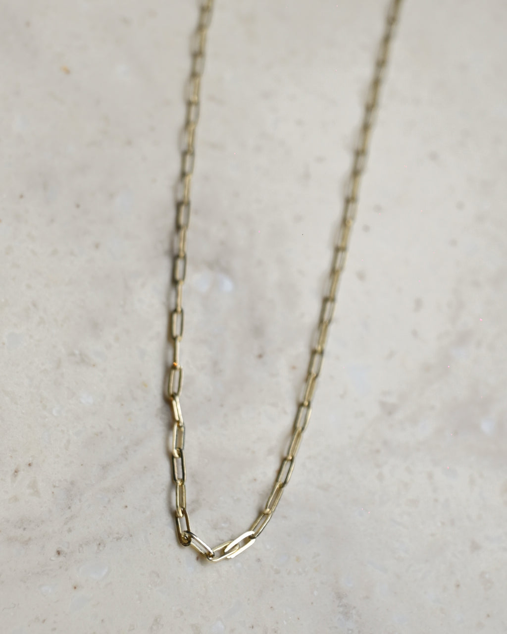14K Paperclip Chain (N75)