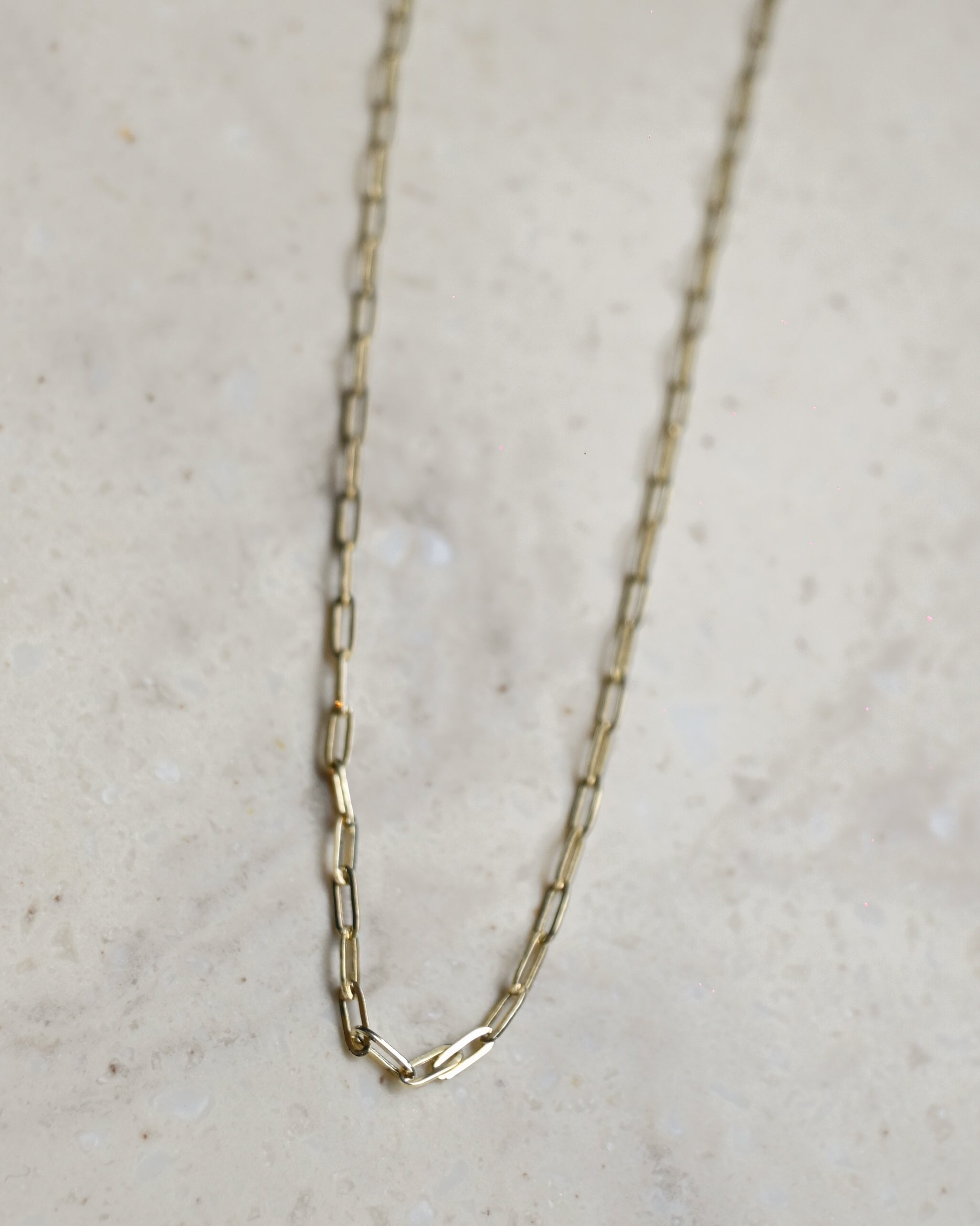 14K Paperclip Chain (N75)