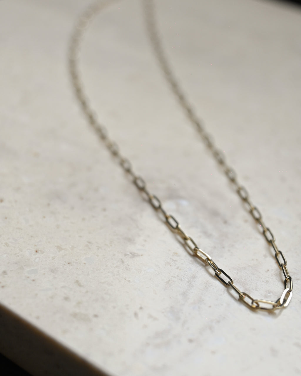 14K Paperclip Chain (N75)