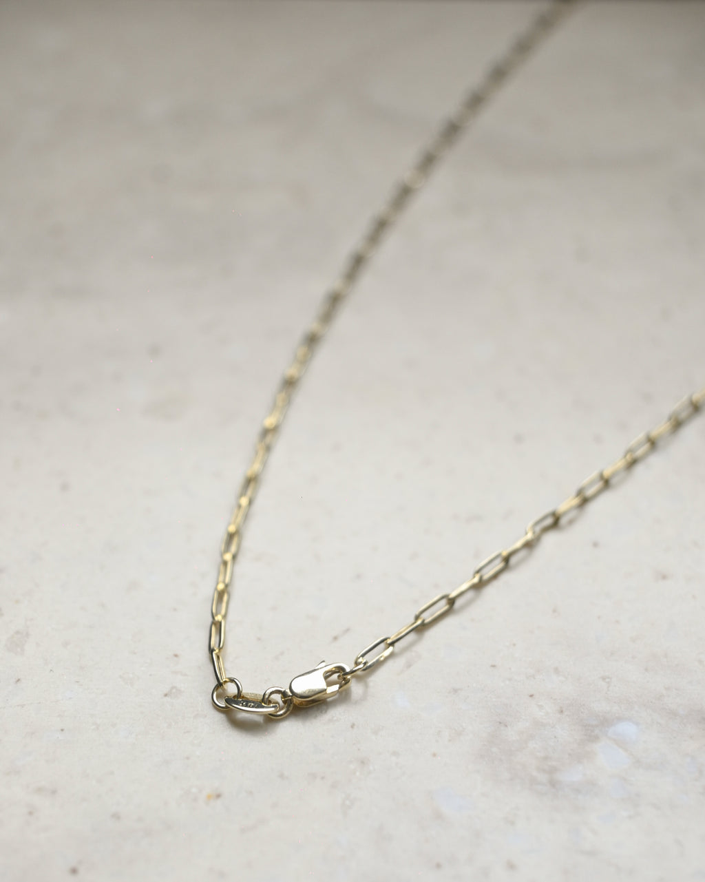 14K Paperclip Chain (N75)