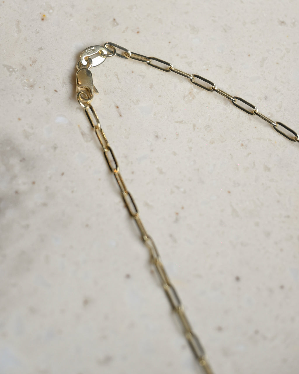 14K Paperclip Chain (N75)