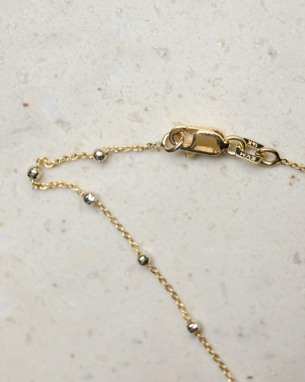 14K Moon Cable Chain