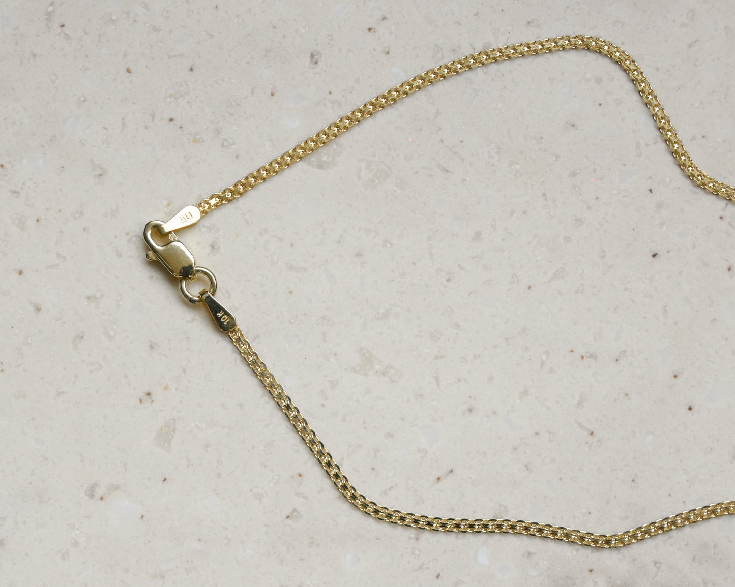 10K Gold Bismarck Chain Bracelet