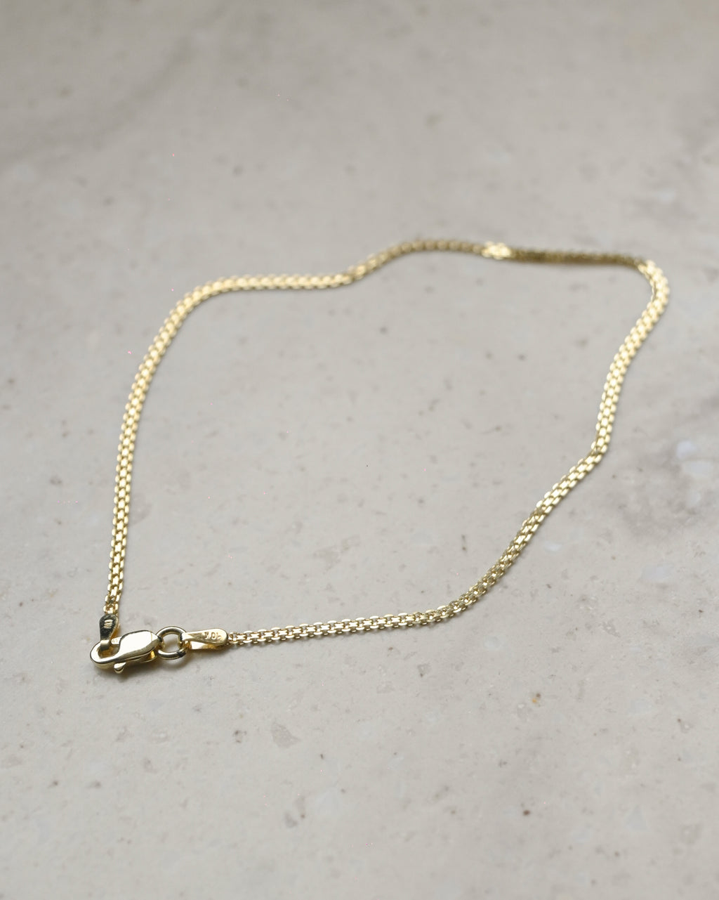 10K Gold Bismarck Chain Bracelet