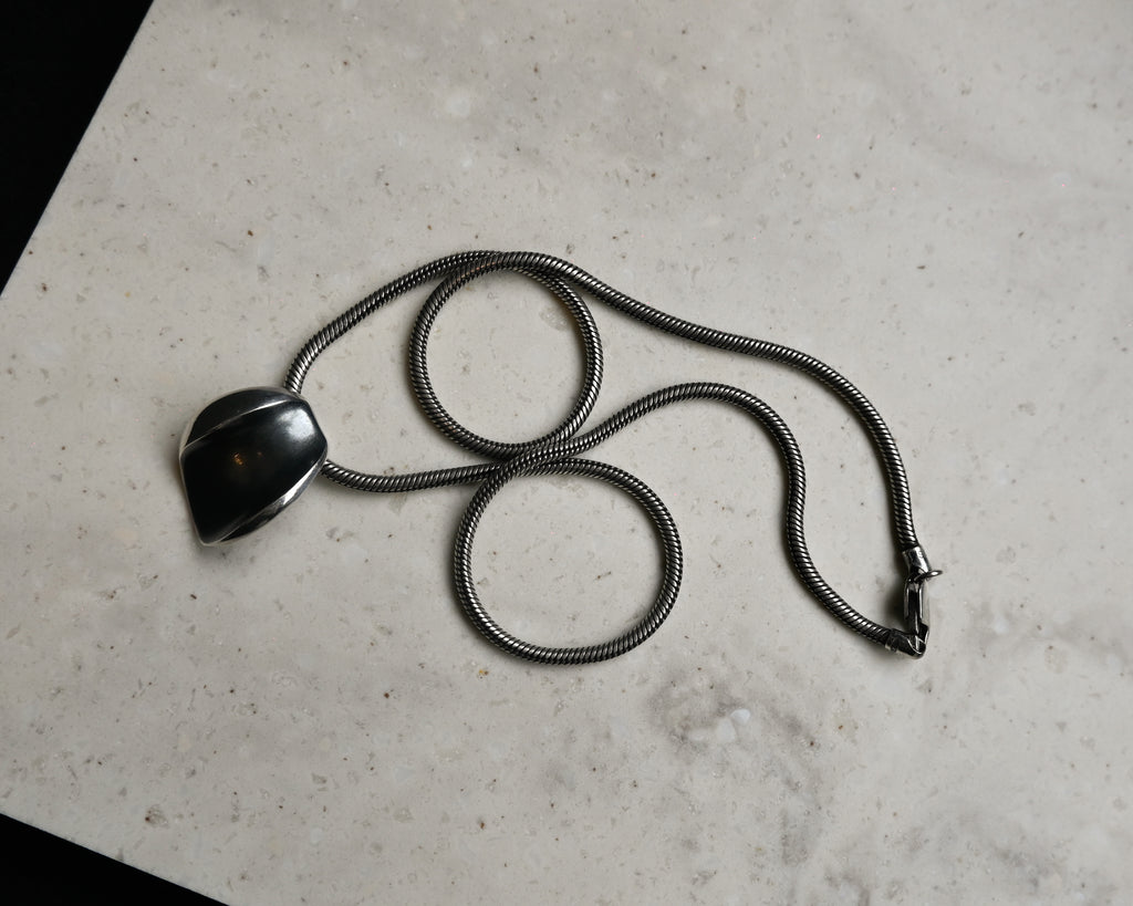 Snake Chain Silver Necklace with Kranz&Ziegler