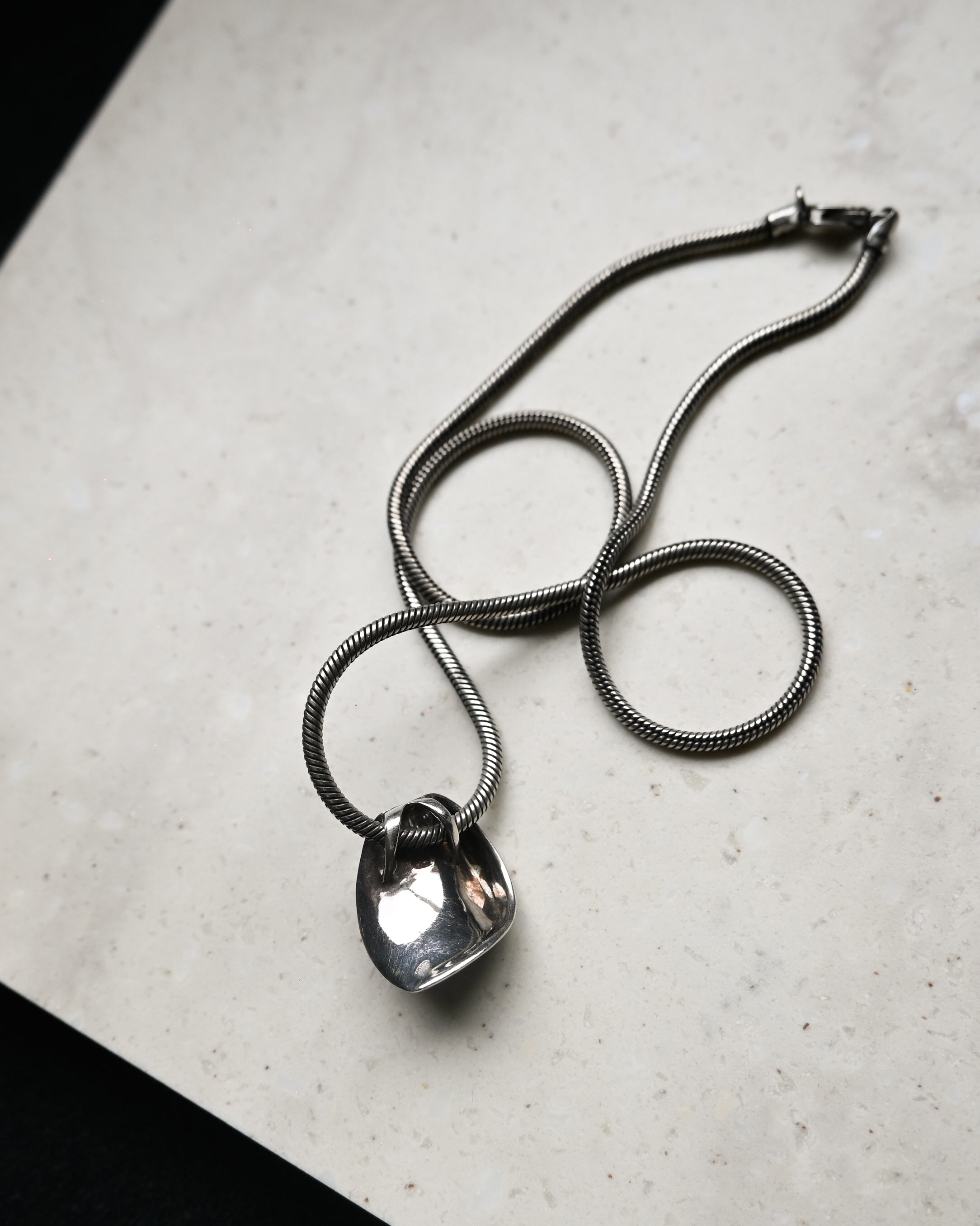 Snake Chain Silver Necklace with Kranz&Ziegler