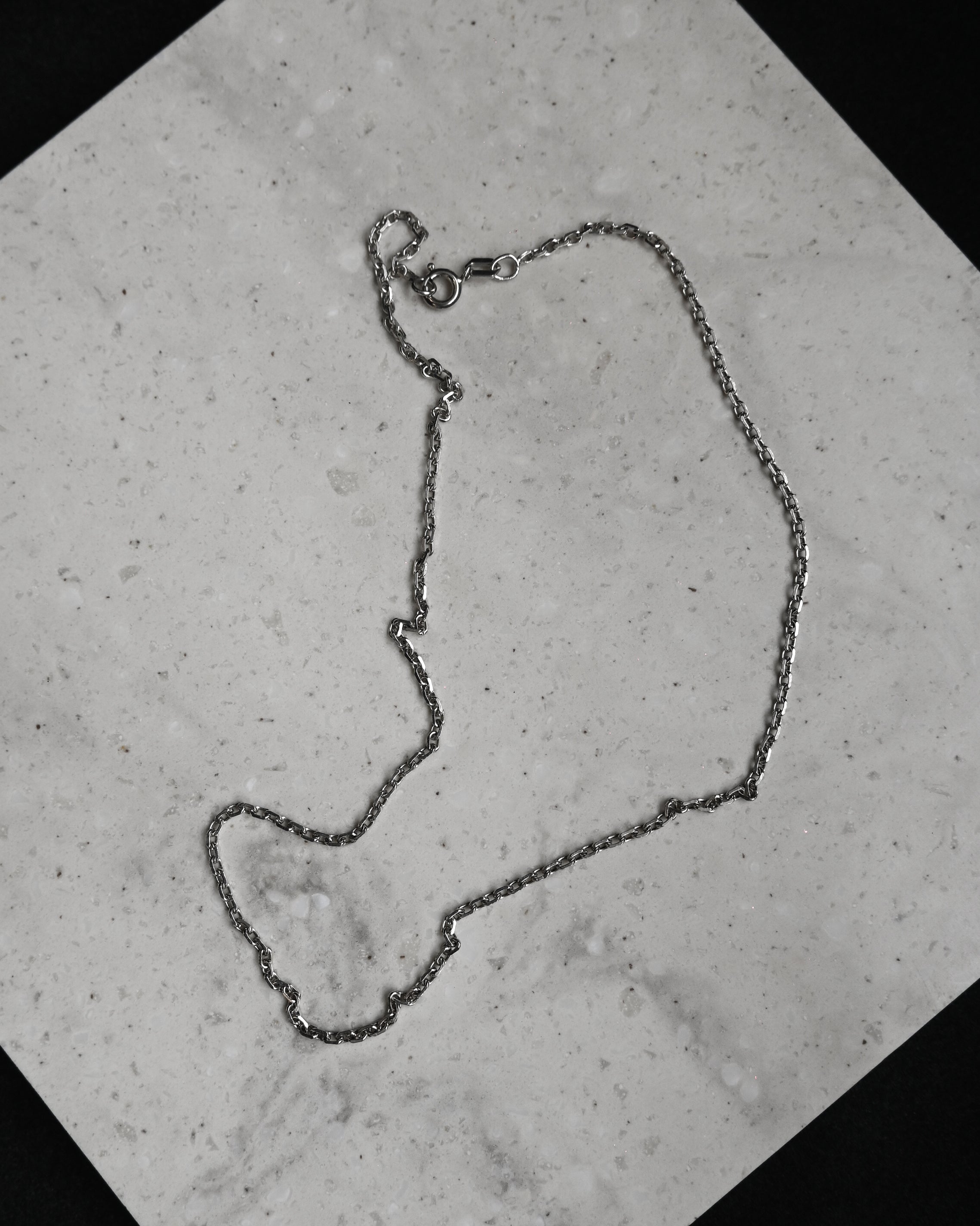 Silver Anker Chain Necklace
