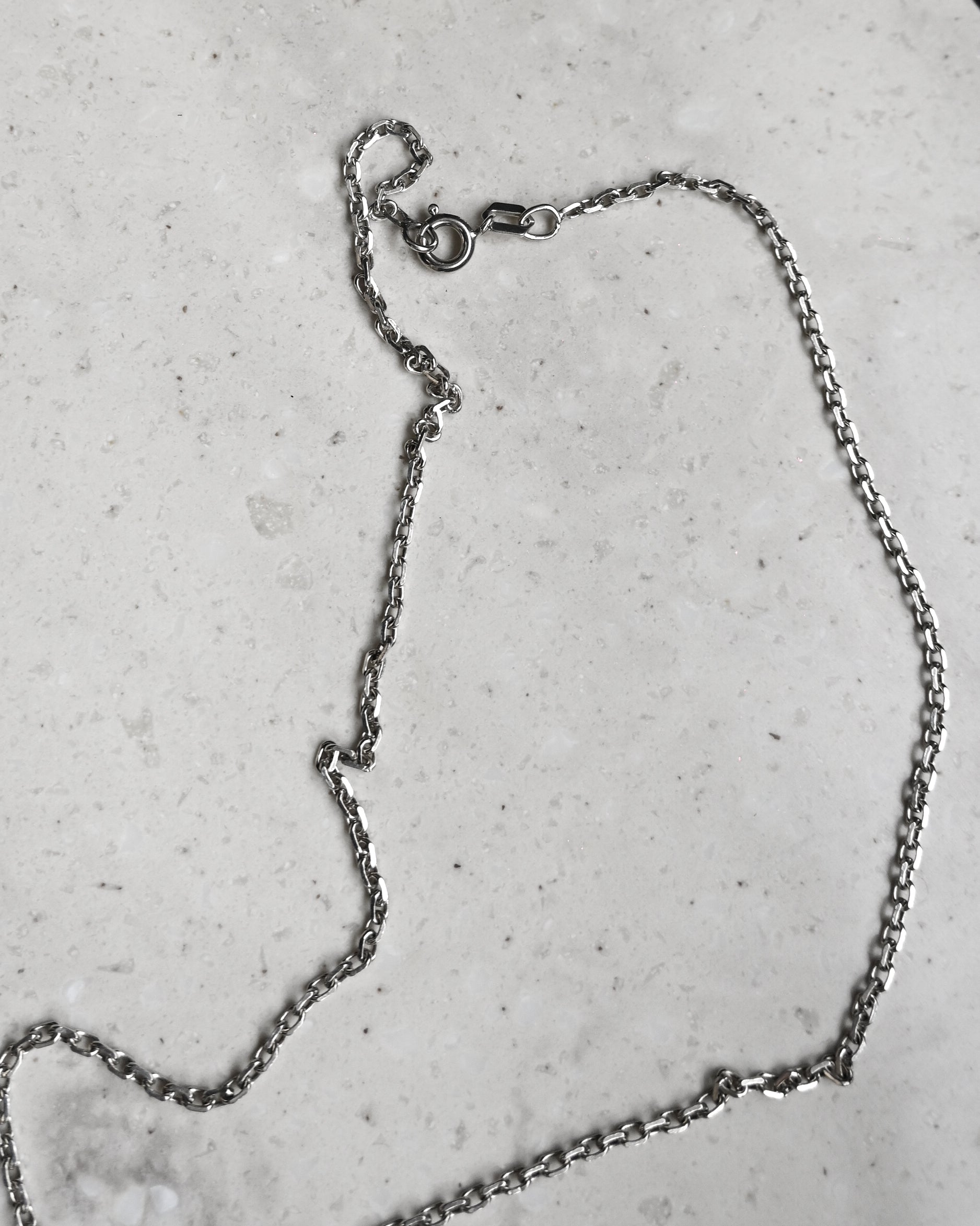 Silver Anker Chain Necklace
