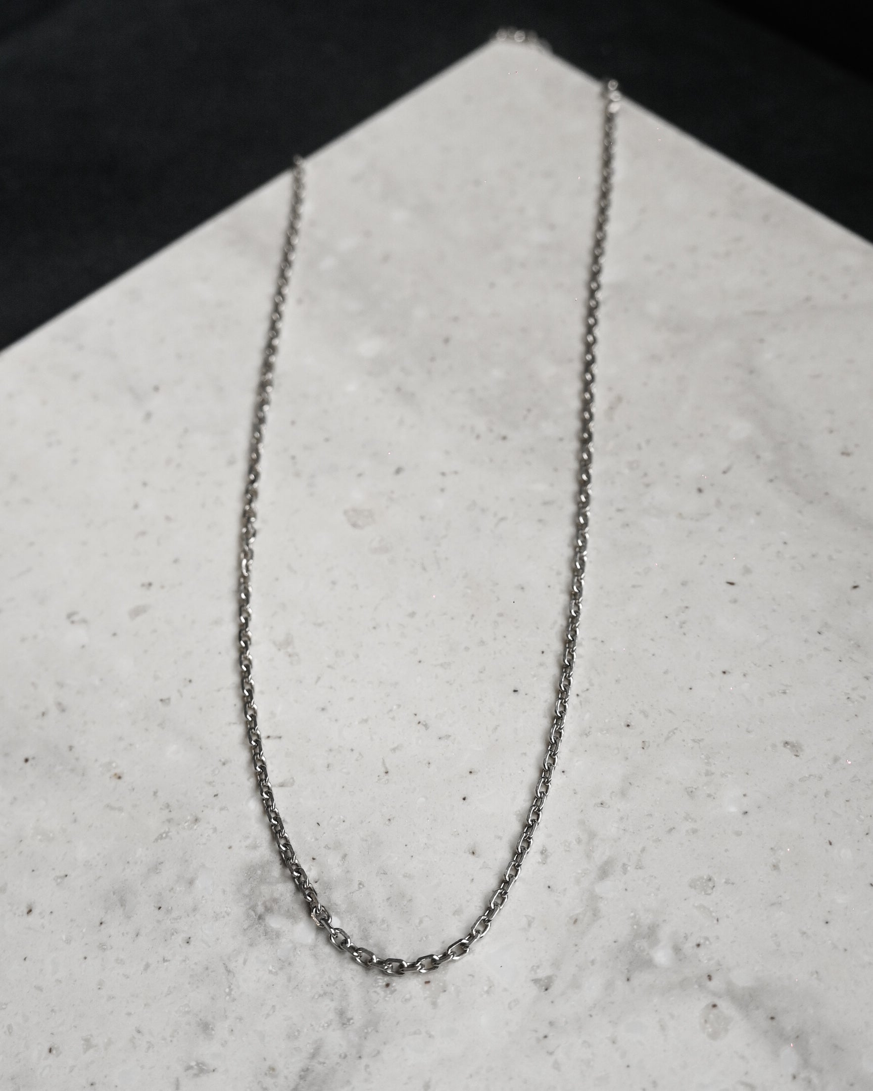 Silver Anker Chain Necklace