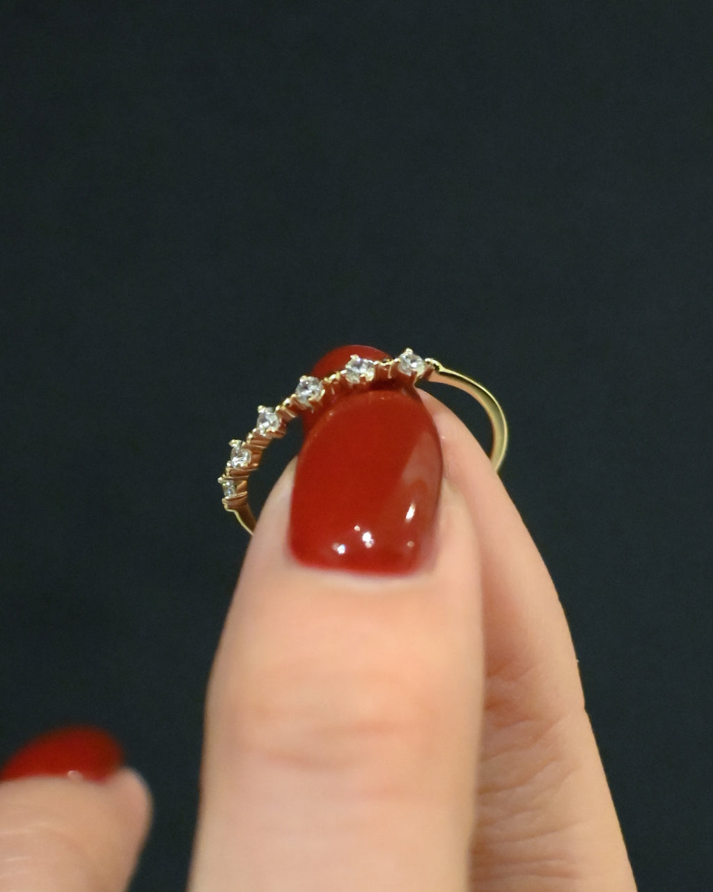 14K Stackable Band Ring - 5号,11号