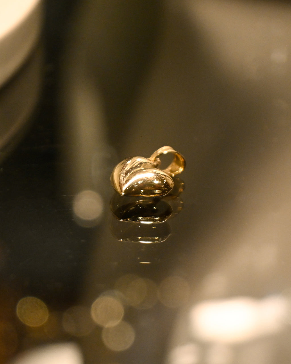 14K Charm - Puffy Heart