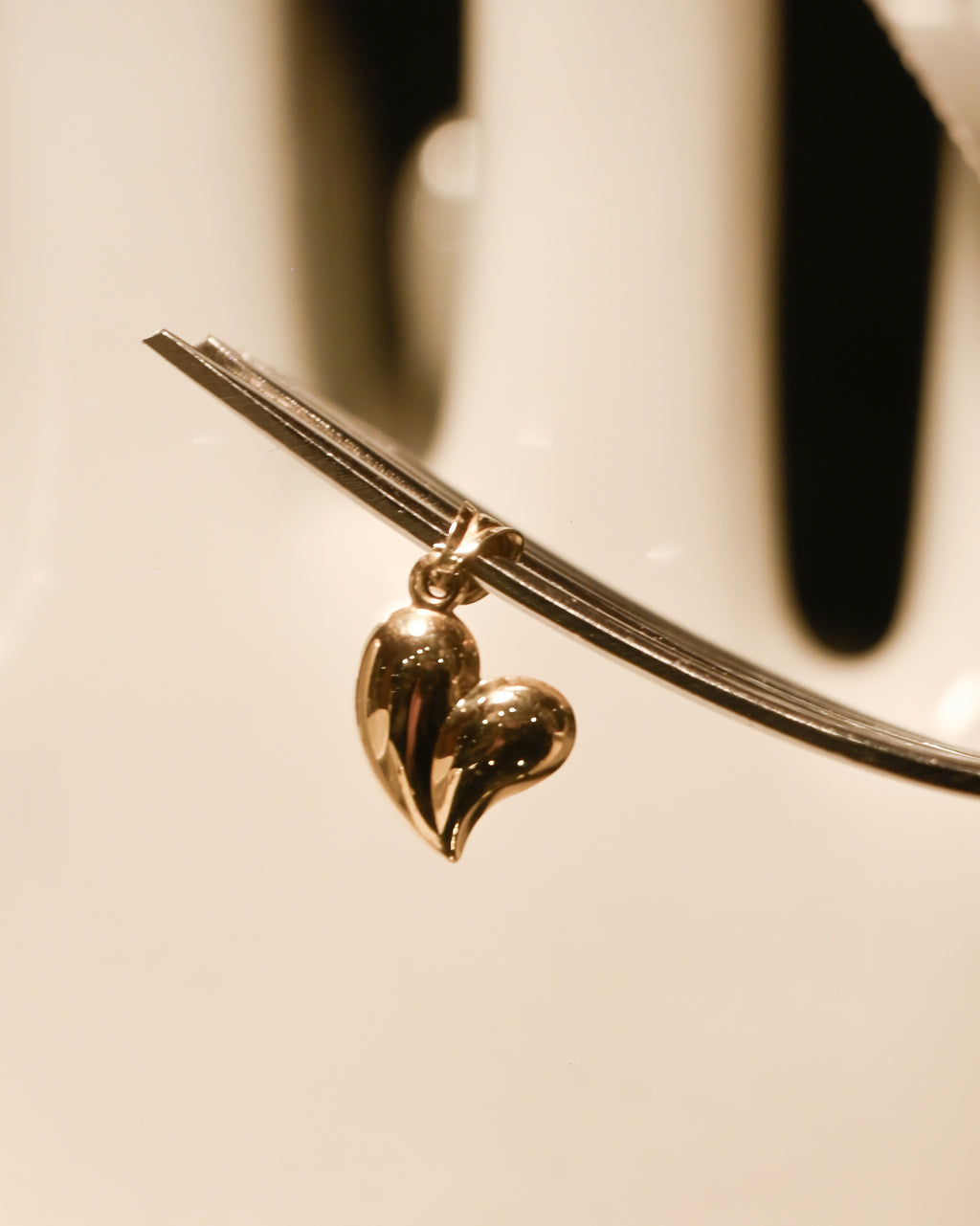 14K Charm - Puffy Heart