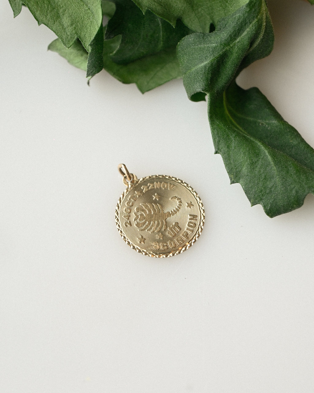 10K Astrology Charm - Scorpion (Large Size)