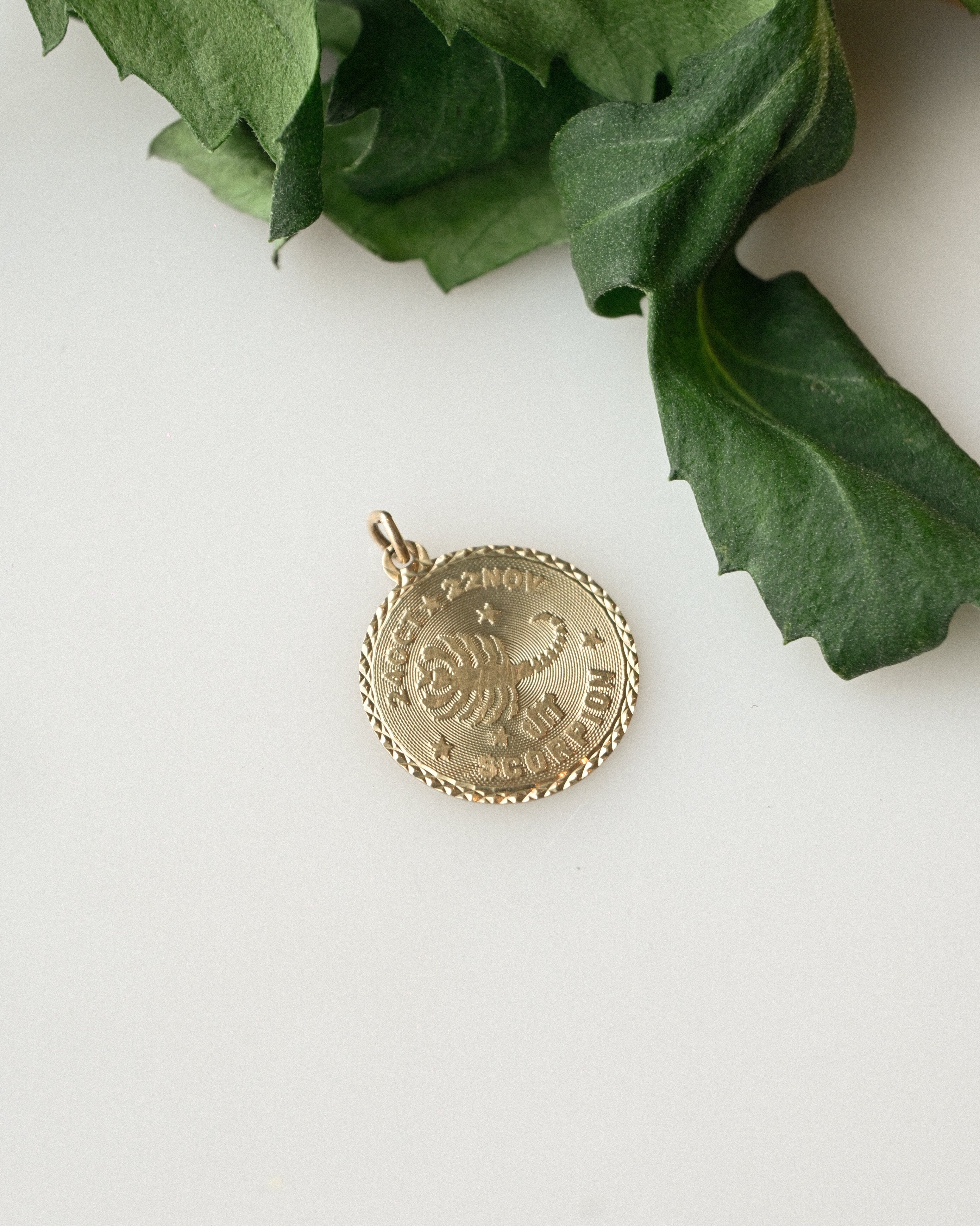 10K Astrology Charm - Scorpion (Large Size)