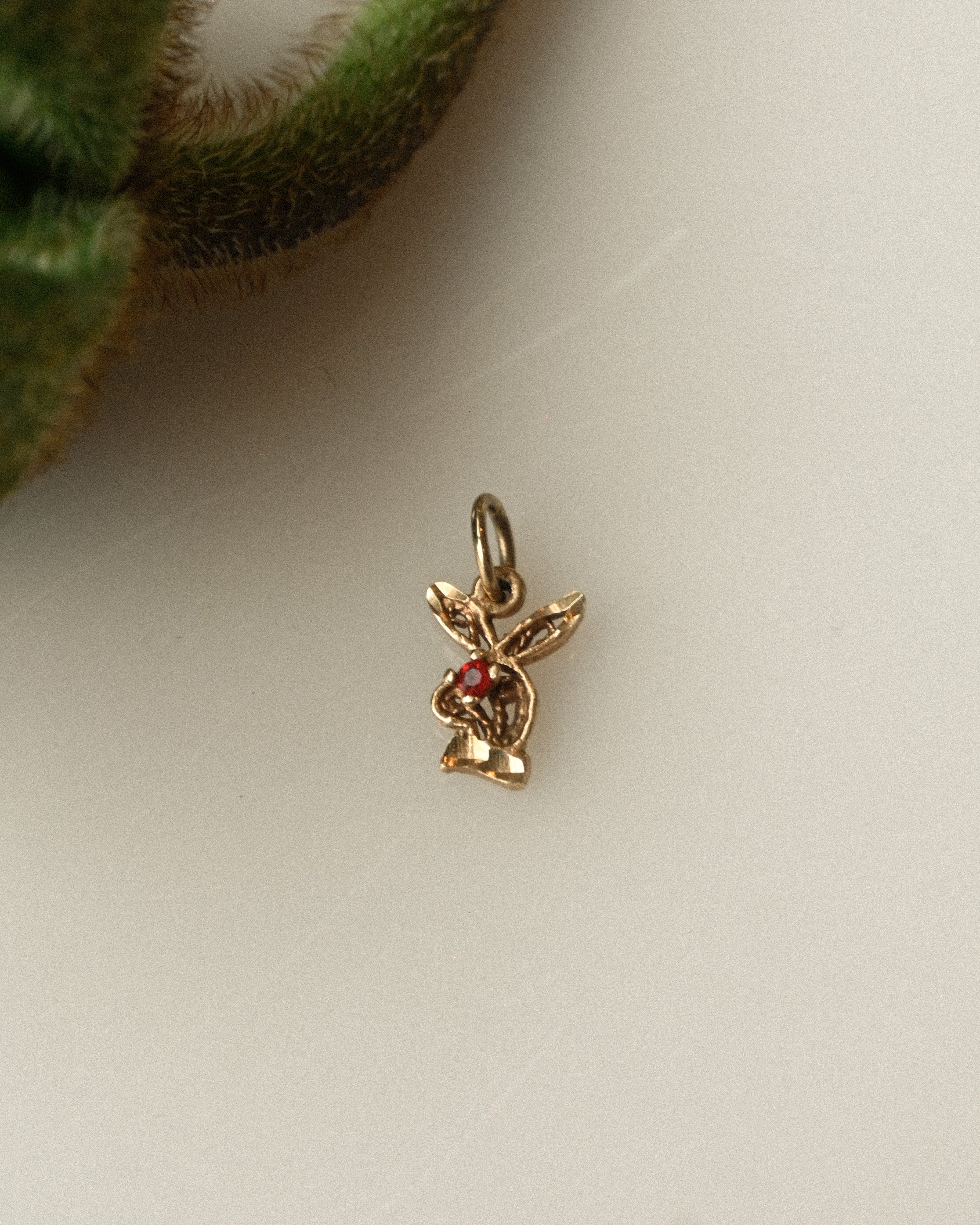 10K Playboy Bunny Rabbit Charm