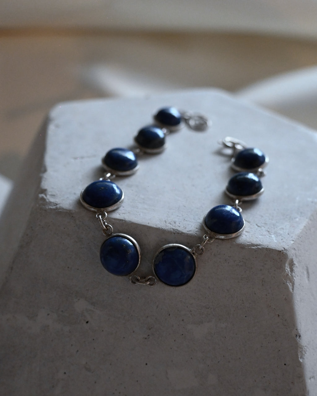 Lapis x Silver Bracelet