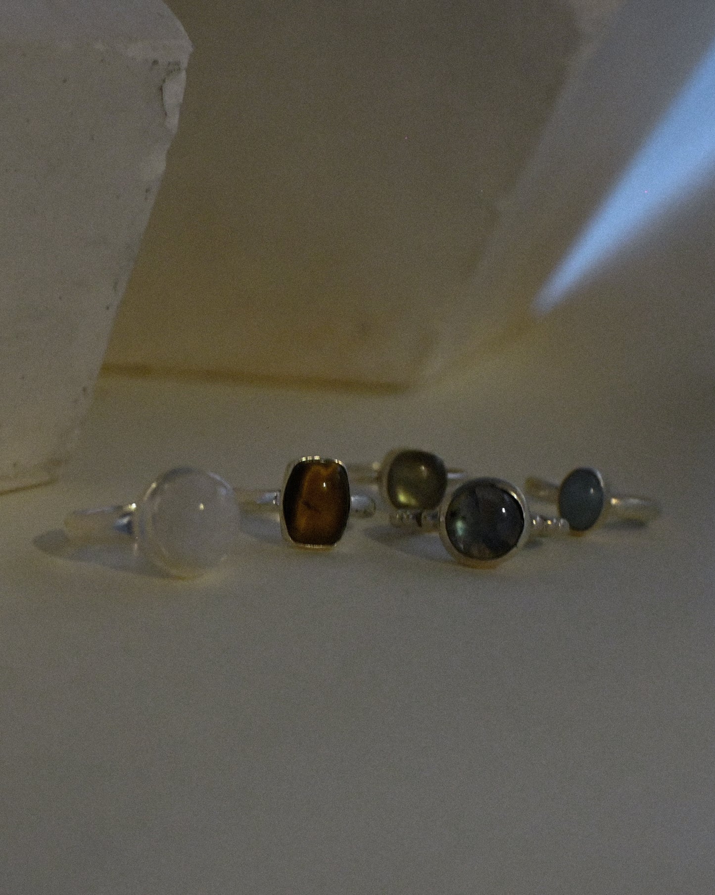 Tiger Eye Silver Ring - 9号