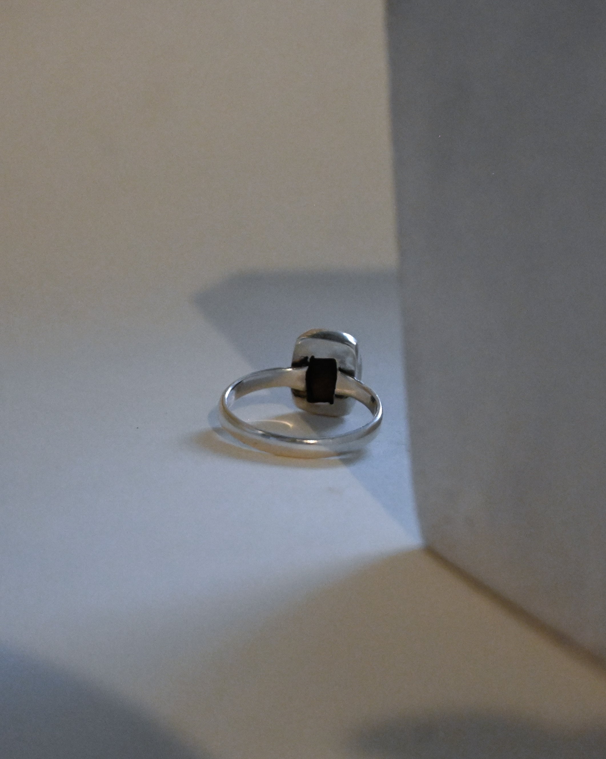 Tiger Eye Silver Ring - 9号
