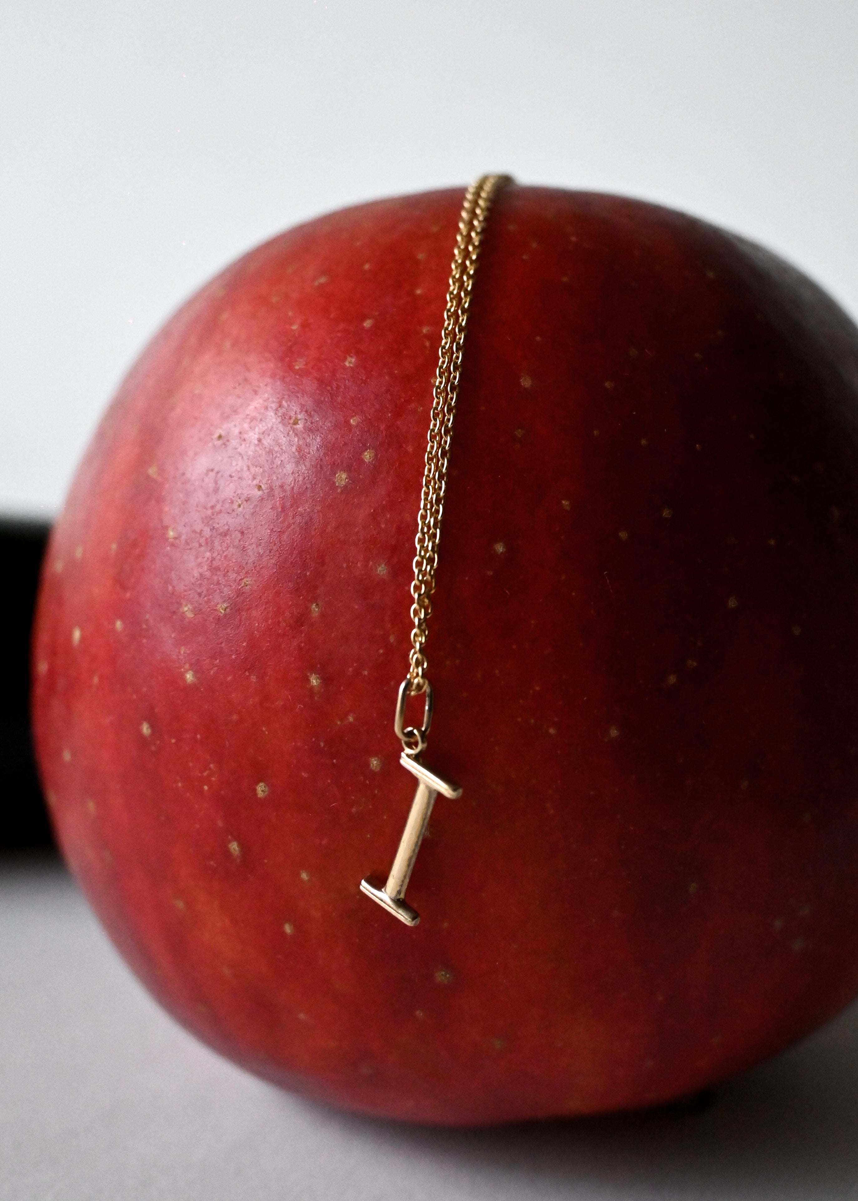 14k Gold Initial Charm, Alphabet