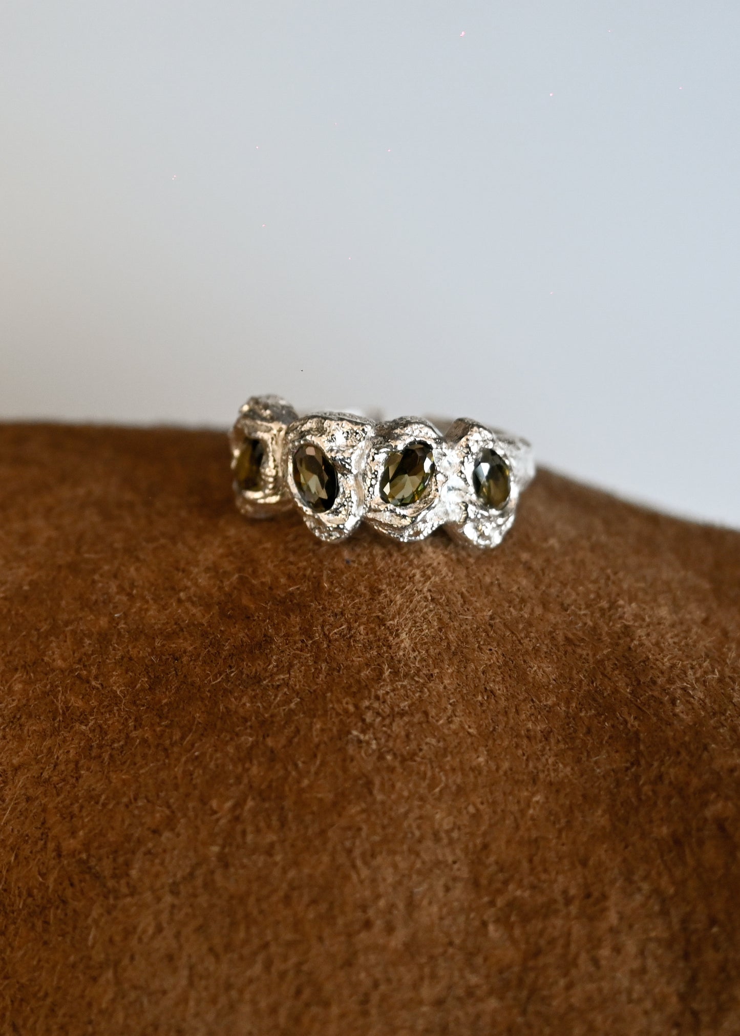 Adjustable Multi-Stone Ring