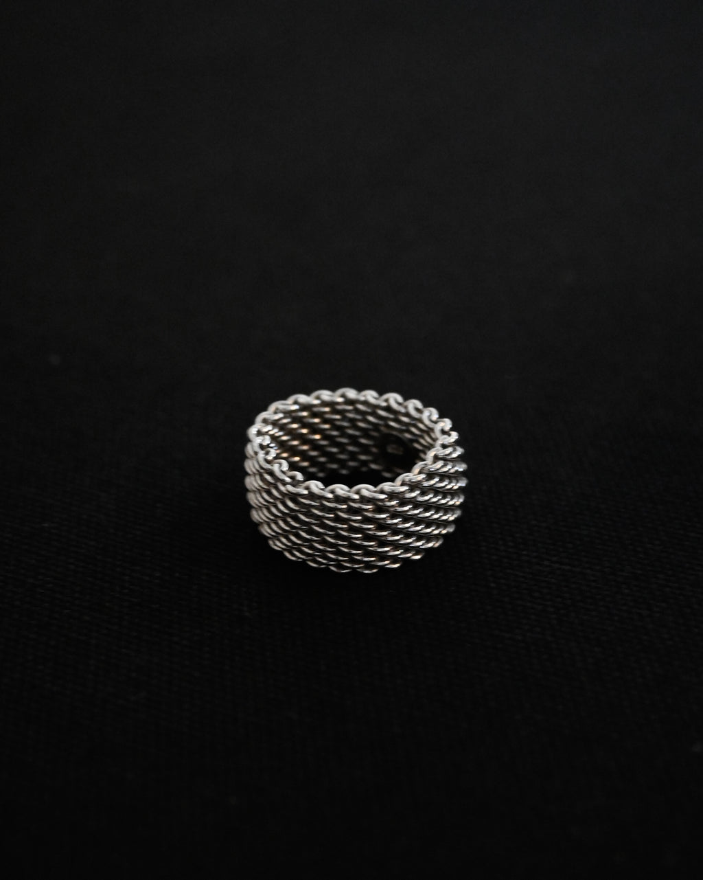 Silver Mesh Ring