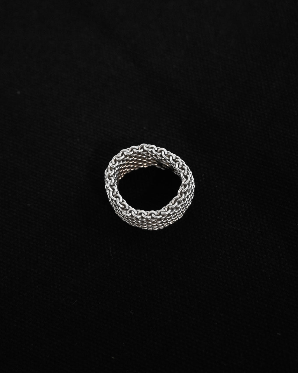Silver Mesh Ring