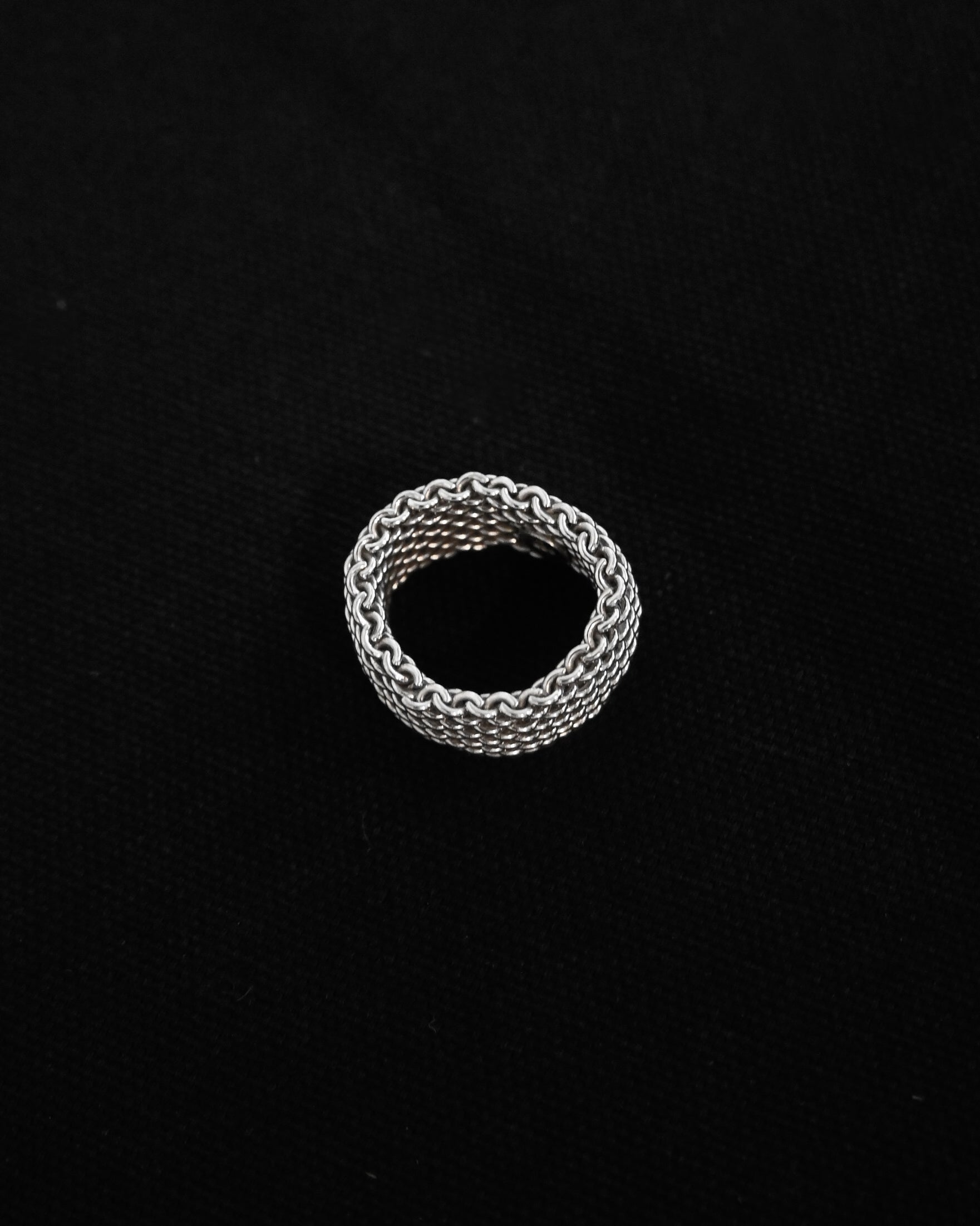 Silver Mesh Ring