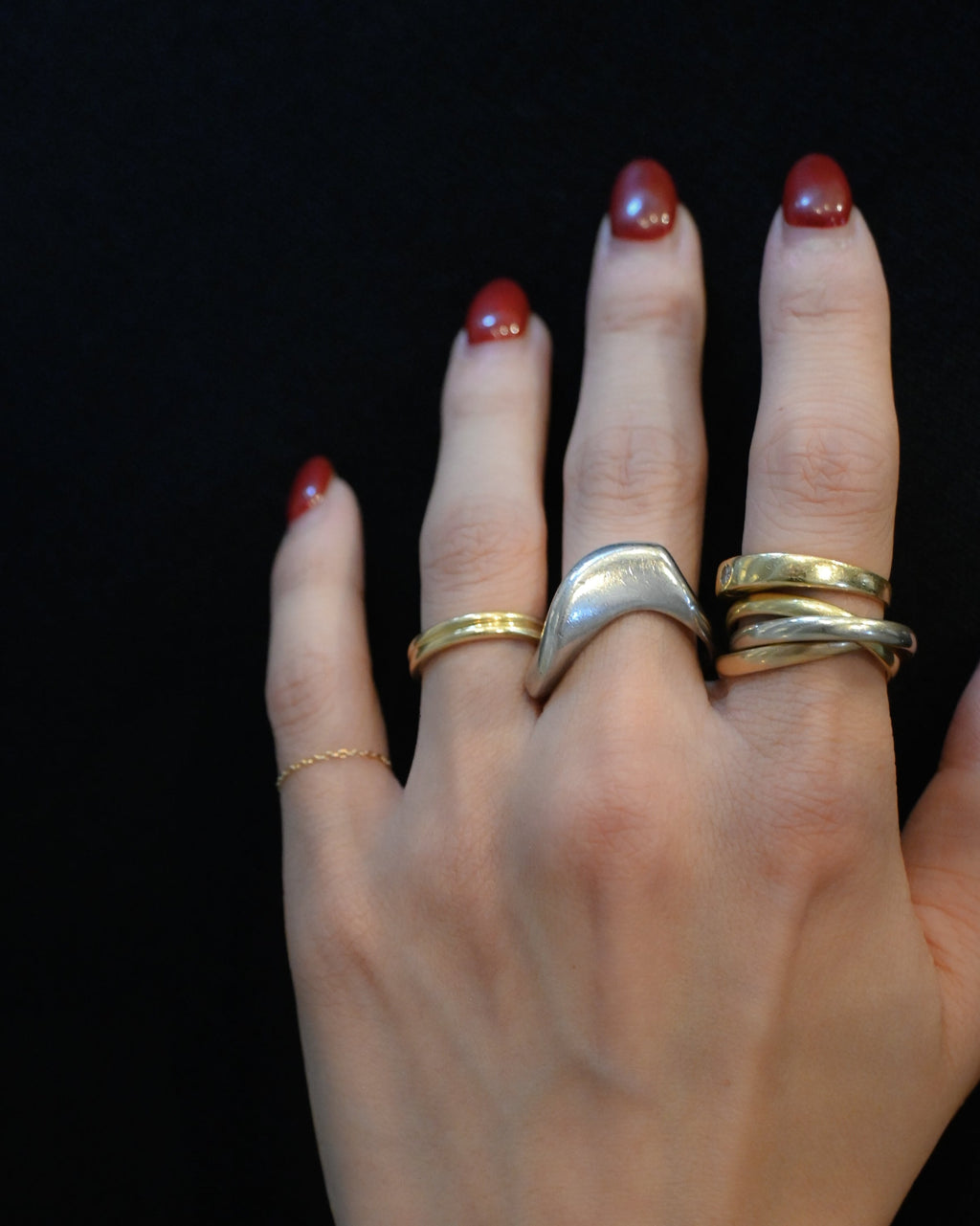 Silver Wave Ring